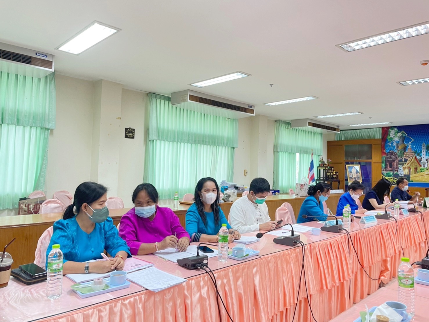 คณะทำงานขับเคลื่อนกองทุนพัฒนาบทบาทสตรีจังหวัดมหาสารคาม จัดประชุมครั้งที่ 4/2565