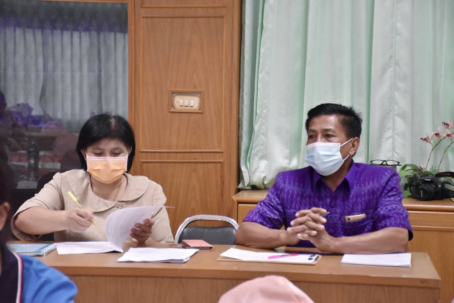 พช.มหาสารคาม ประชุมคณะกรรมการฝ่ายจัดงานเส้นสายลายผ้า ในงาน”กาชาดและมหกรรมมหาสารคามเมืองแห่งสินค้าดีก้าวสู่สากล” ประจำปี 2565