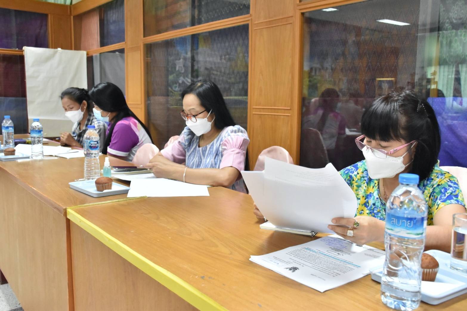 พช.มหาสารคาม ประชุมคณะกรรมการฝ่ายจัดงานเส้นสายลายผ้า ในงาน”กาชาดและมหกรรมมหาสารคามเมืองแห่งสินค้าดีก้าวสู่สากล” ประจำปี 2565