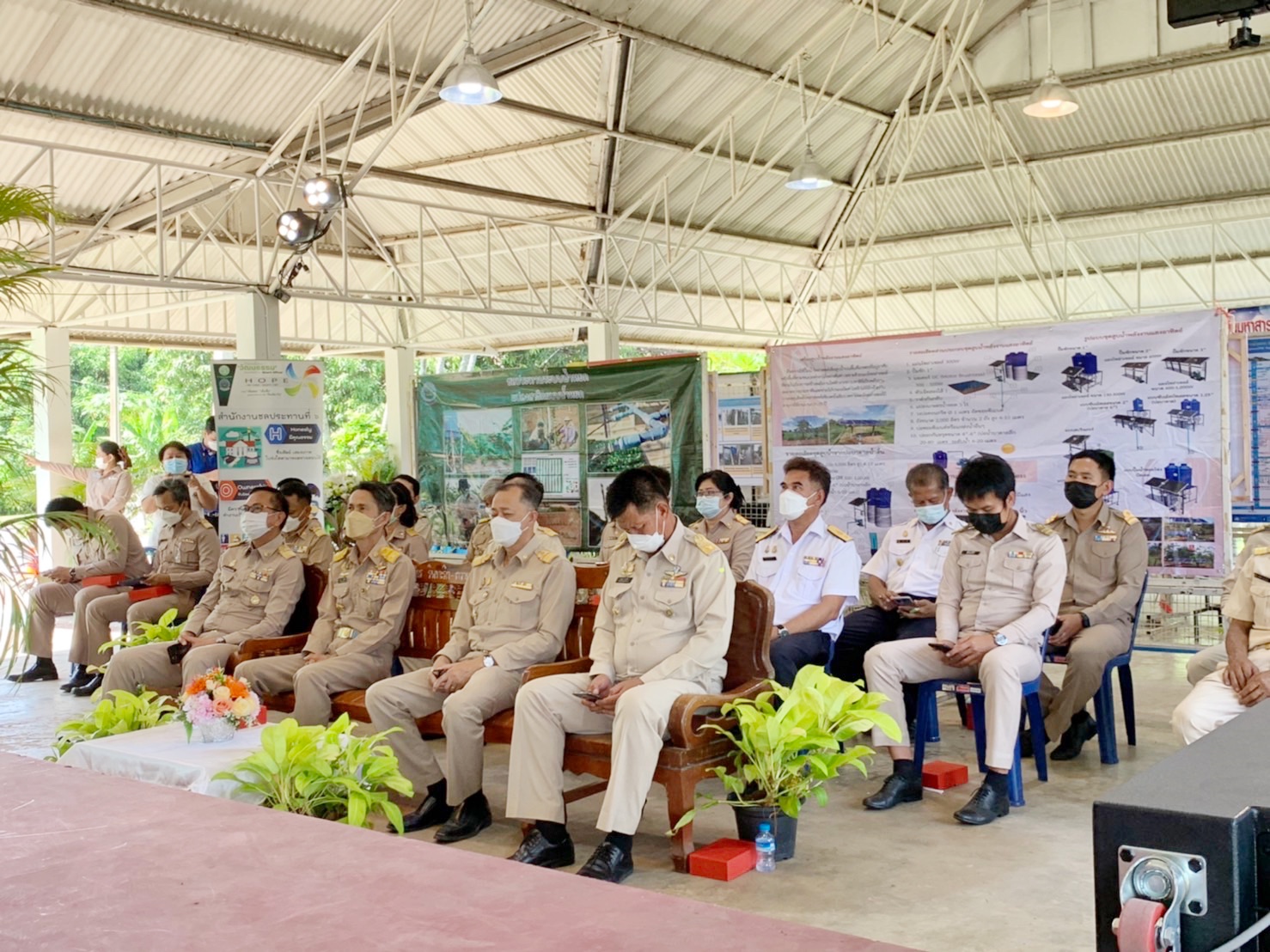 พช.จังหวัดมหาสารคามร่วมเป็นเกียรติในพิธีเปิด การจัดนิทรรศการ วันสถาปนากรมชลประทาน 120 ปี