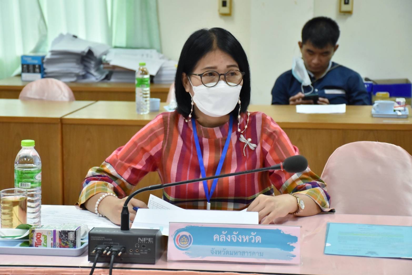 ??คณะอนุกรรมการบริหารกองทุนพัฒนาบทบาทสตรีระดับจังหวัดมหาสารคาม (อกส.จ.) จัดประชุมครั้งที่ 4/2565
