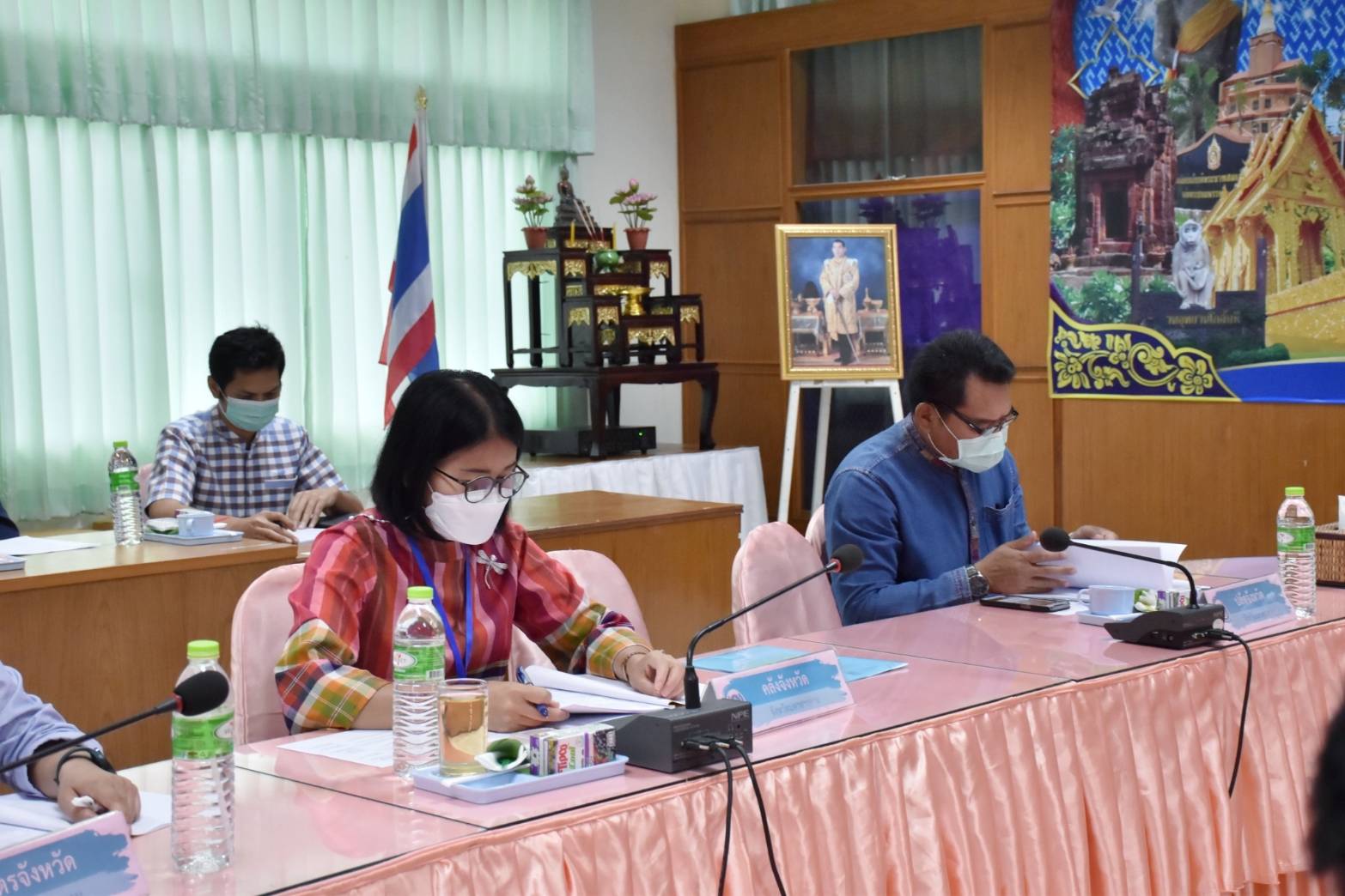 ??คณะอนุกรรมการบริหารกองทุนพัฒนาบทบาทสตรีระดับจังหวัดมหาสารคาม (อกส.จ.) จัดประชุมครั้งที่ 4/2565