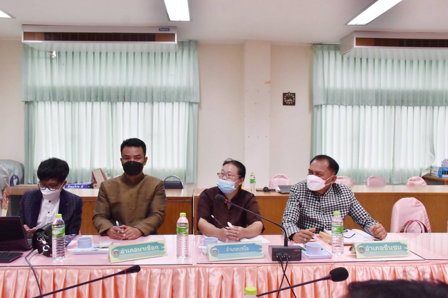 ??คณะอนุกรรมการบริหารกองทุนพัฒนาบทบาทสตรีระดับจังหวัดมหาสารคาม (อกส.จ.) จัดประชุมครั้งที่ 4/2565