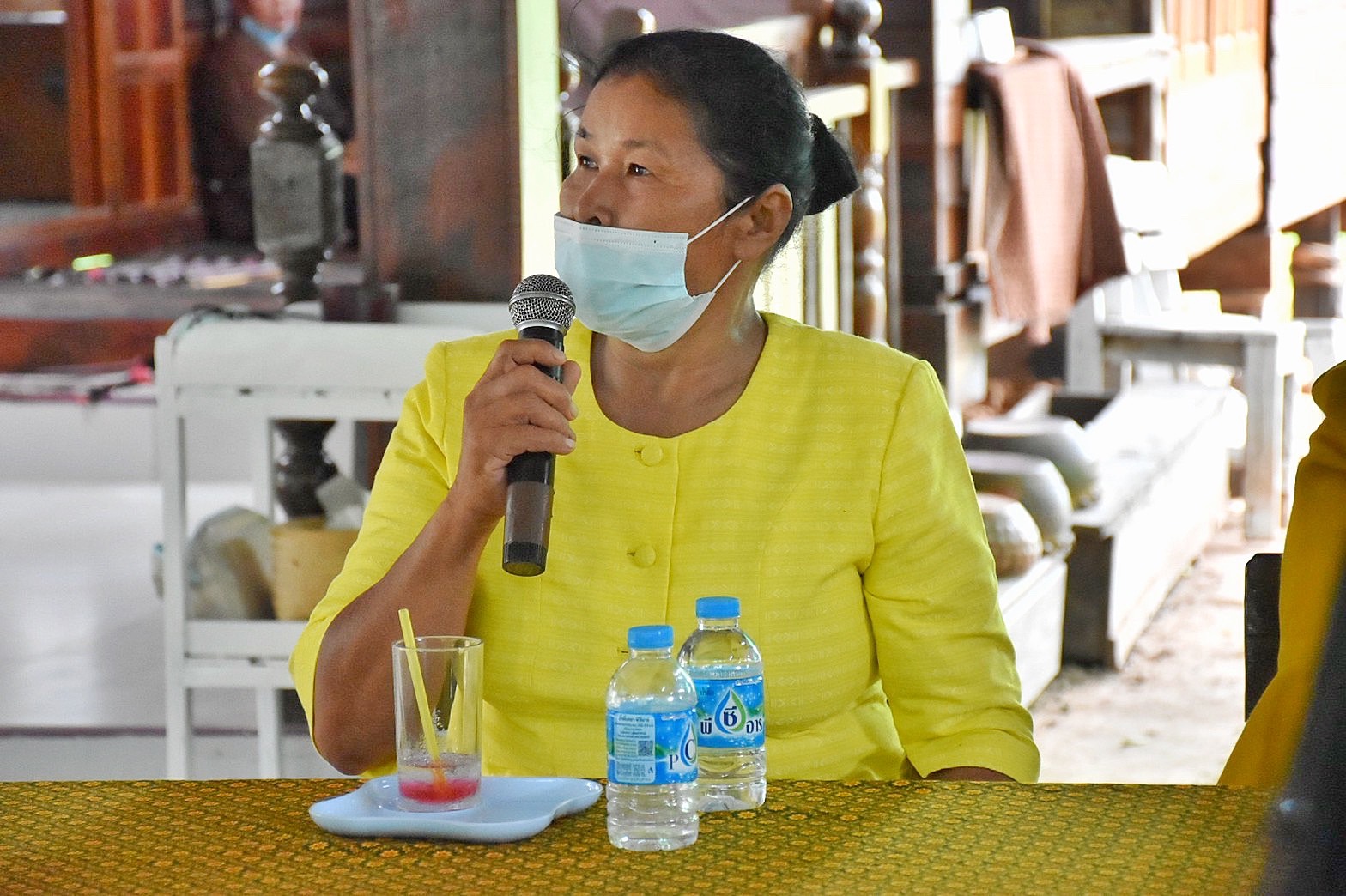ศูนย์ผู้นำจิตอาสาพัฒนาชุมชนจังหวัดมหาสารคาม (ศูนย์เรียนรู้นวัตกรรมปลาบู่บ้านพลังปัญญา ต.หนองแสง อ.วาปีปทุม) เข้าร่วมกิจกรรมการประกวดผู้นำจิตอาสาพัฒนาชุมชนดีเด่น ระดับเขตตรวจราชการ