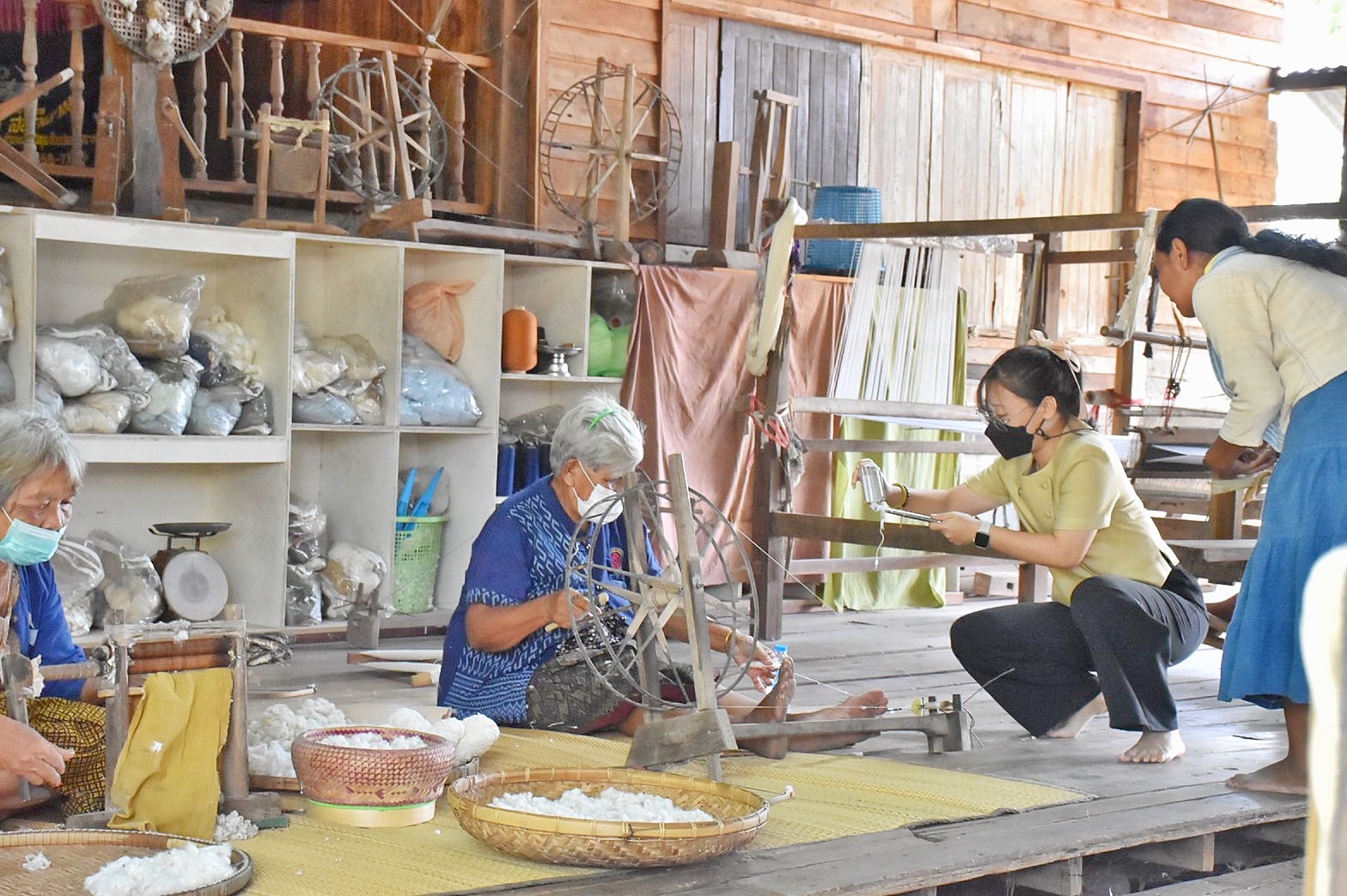 ศูนย์ผู้นำจิตอาสาพัฒนาชุมชนจังหวัดมหาสารคาม (ศูนย์เรียนรู้นวัตกรรมปลาบู่บ้านพลังปัญญา ต.หนองแสง อ.วาปีปทุม) เข้าร่วมกิจกรรมการประกวดผู้นำจิตอาสาพัฒนาชุมชนดีเด่น ระดับเขตตรวจราชการ
