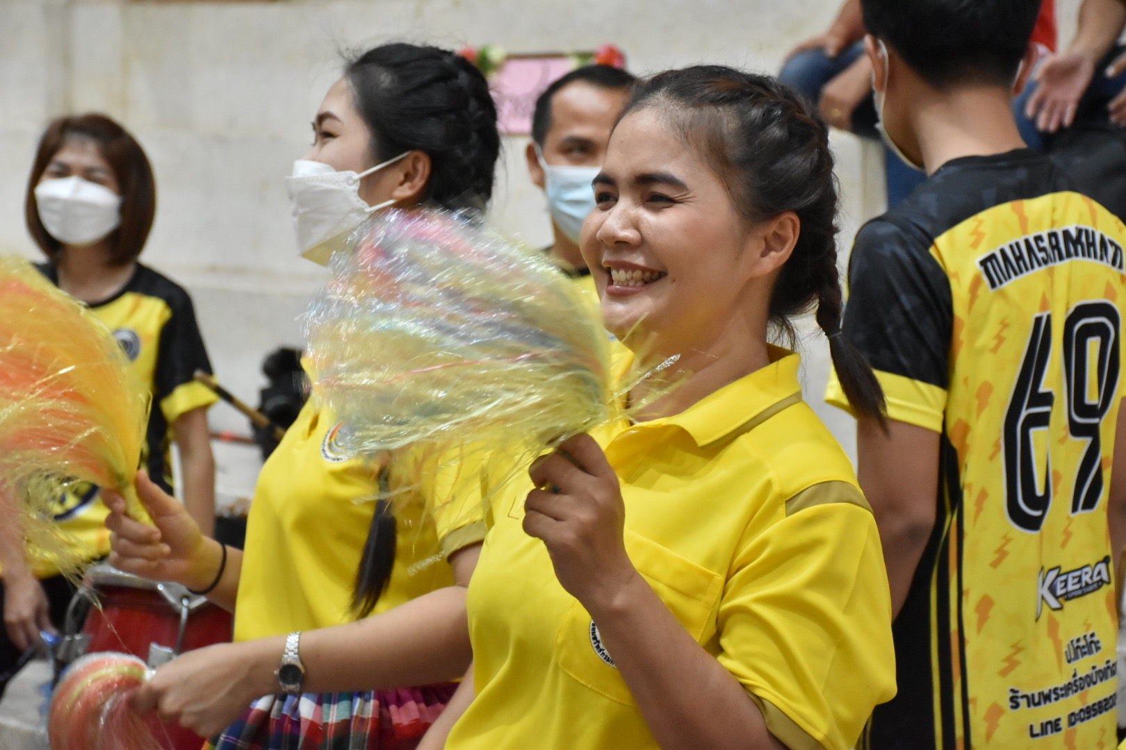 พช.มหาสารคาม ยกขบวนทัพนักกีฬา เข้าร่วมการแข่งขันกีฬาสานสัมพันธ์น้องพี่  เขตตรวจราชการที่ 12 กลุ่มจังหวัดภาคตะวันออกเฉียงเหนือตอนกลาง  (ร้อยแก่นสารสินธุ์ :ร้อยเอ็ด ขอนแก่น กาฬสินธุ์ และมหาสารคาม) ประจำปี 2565
