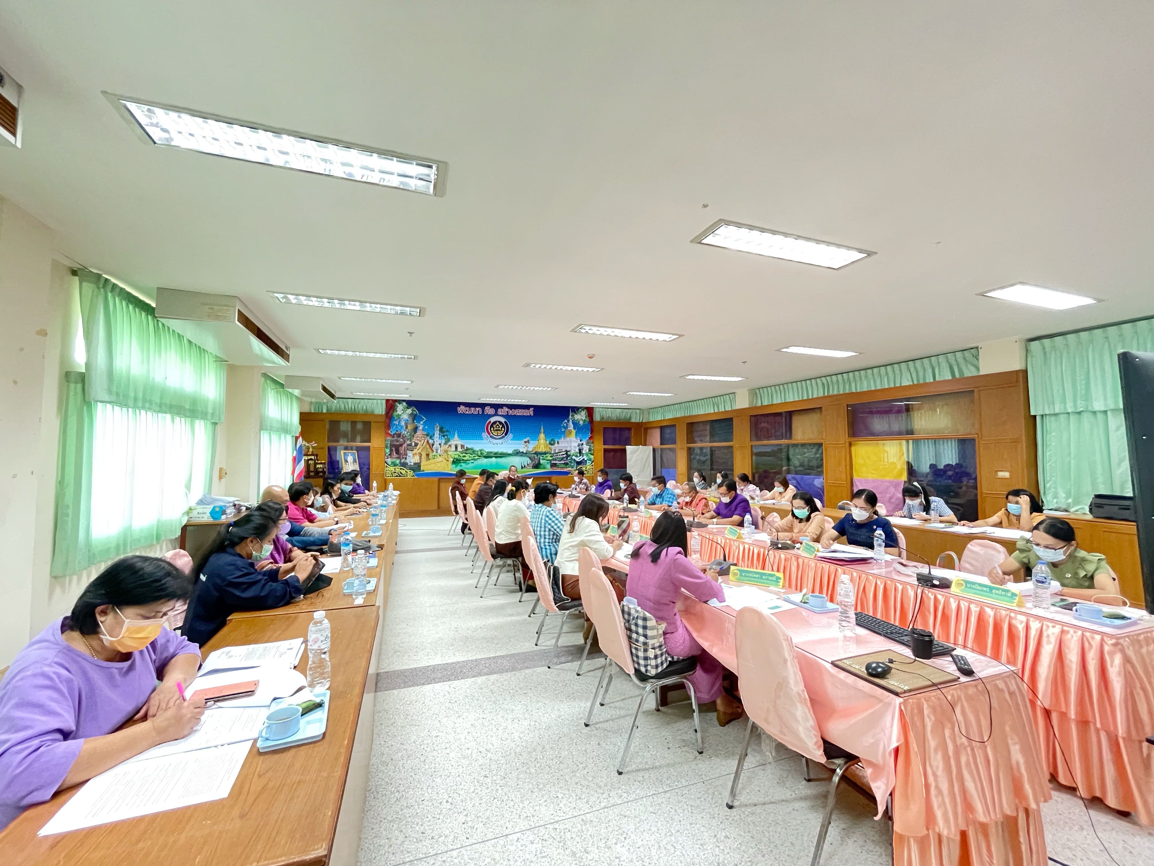 พช.มหาสารคาม “ประชุมประจำเดือนสำนักงานพัฒนาชุมชนจังหวัดมหาสารคาม ครั้งที่ 7/2565”