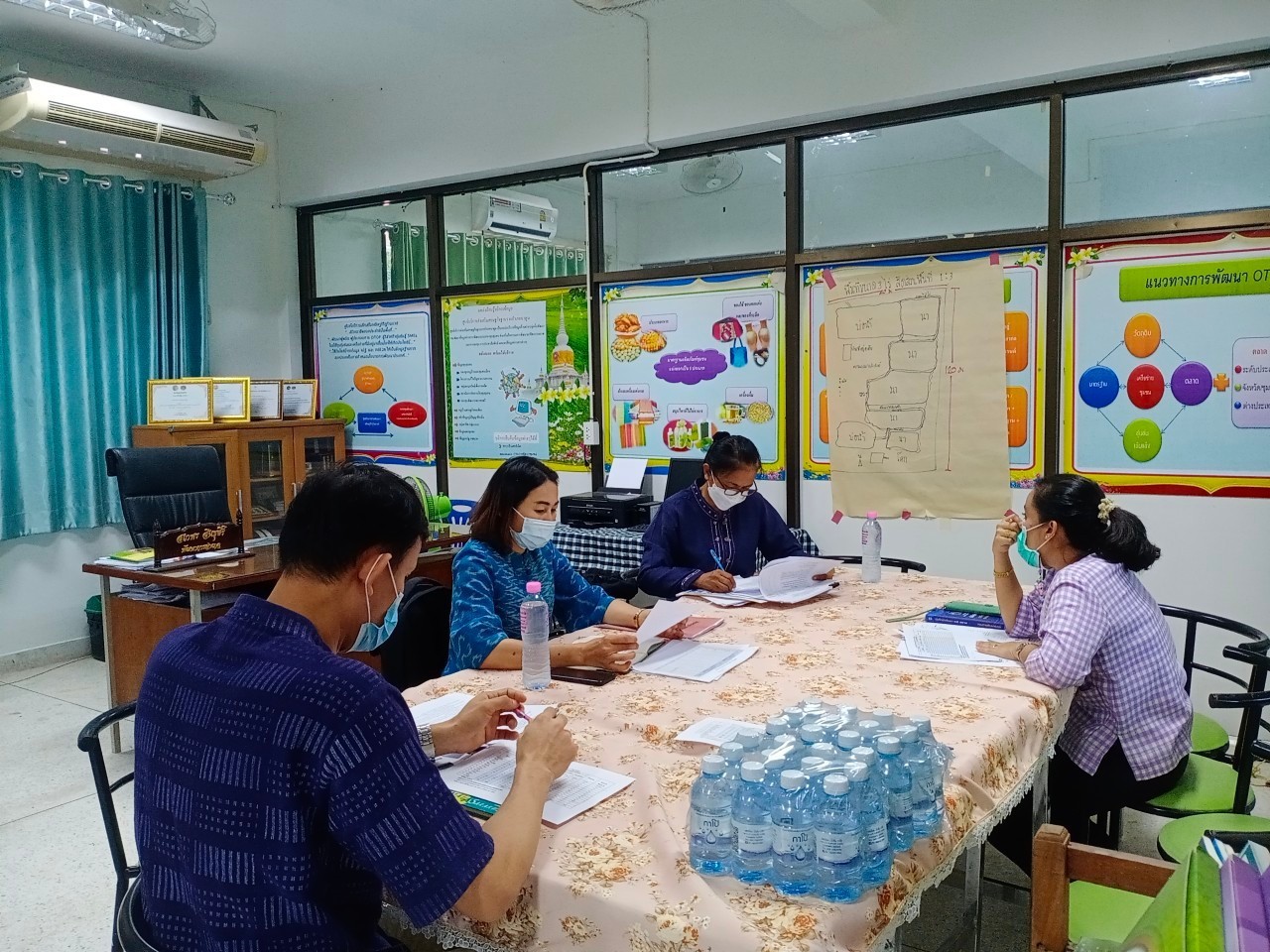 พช.มหาสารคาม ติดตามการดำเนินโครงการ 130 ปี กระทรวงมหาดไทย : ความสุขสร้างได้…ด้วยใจอาสา อำเภอนาดูน