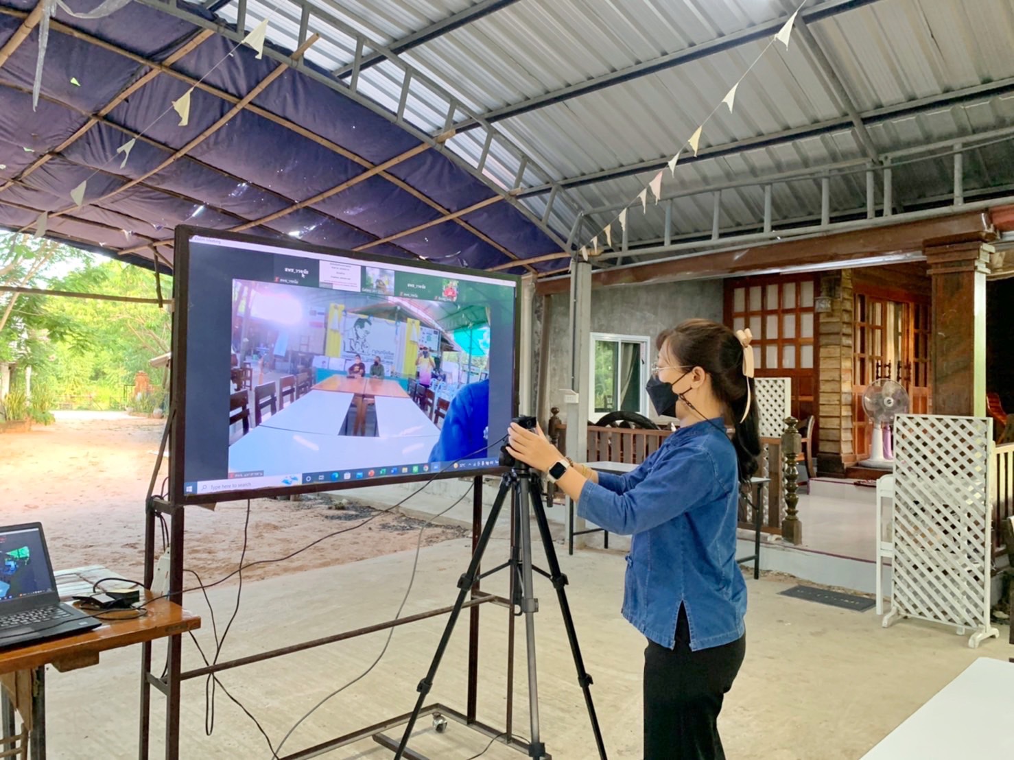 พช.มหาสารคาม ทดสอบระบบเตรียมความพร้อมการประกวดผู้นำจิตอาสาพัฒนาชุมชนดีเด่น ผ่านระบบ (Zoom Cloud Meeting)