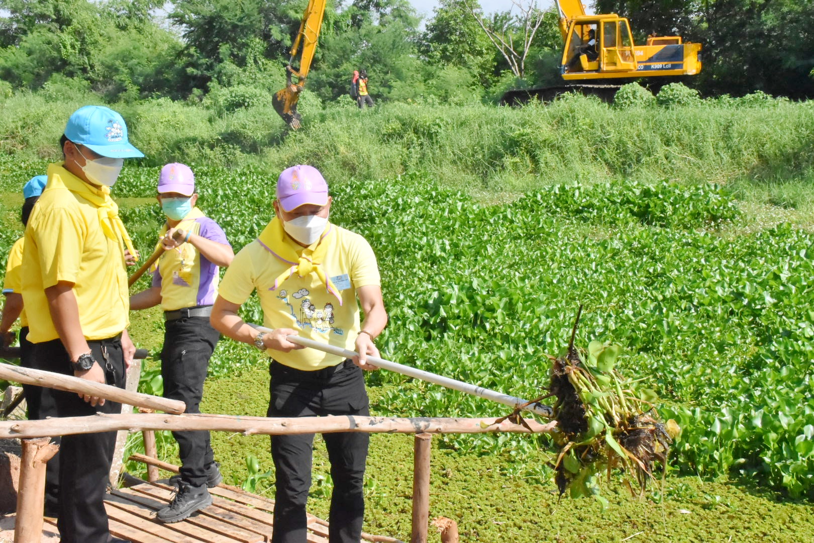 พช.มหาสารคาม ร่วมกิจกรรมจิตอาสาพระราชทาน