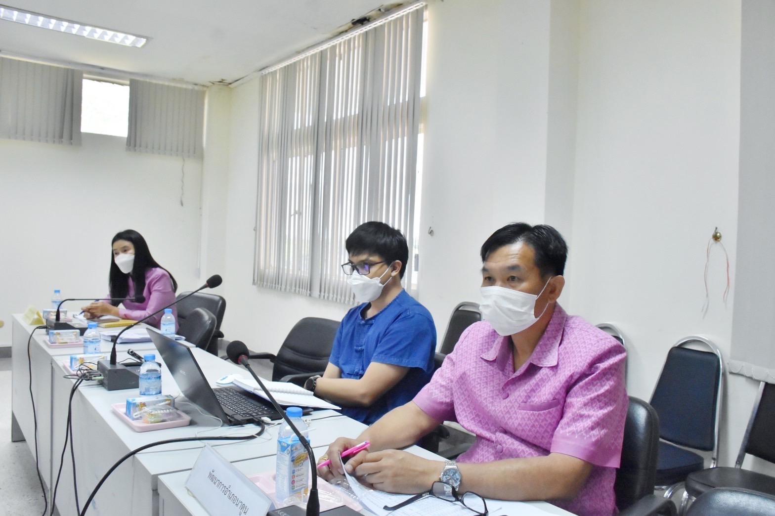 พช.มหาสารคาม ร่วมกับ สำนักงานจังหวัด เกษตรจังหวัด มหาวิทยาลัยมหาสารคาม ประชุมทีมขับเคลื่อนการดำเนินงาน ศจพ.จ.มหาสารคาม (มิติด้านรายได้)