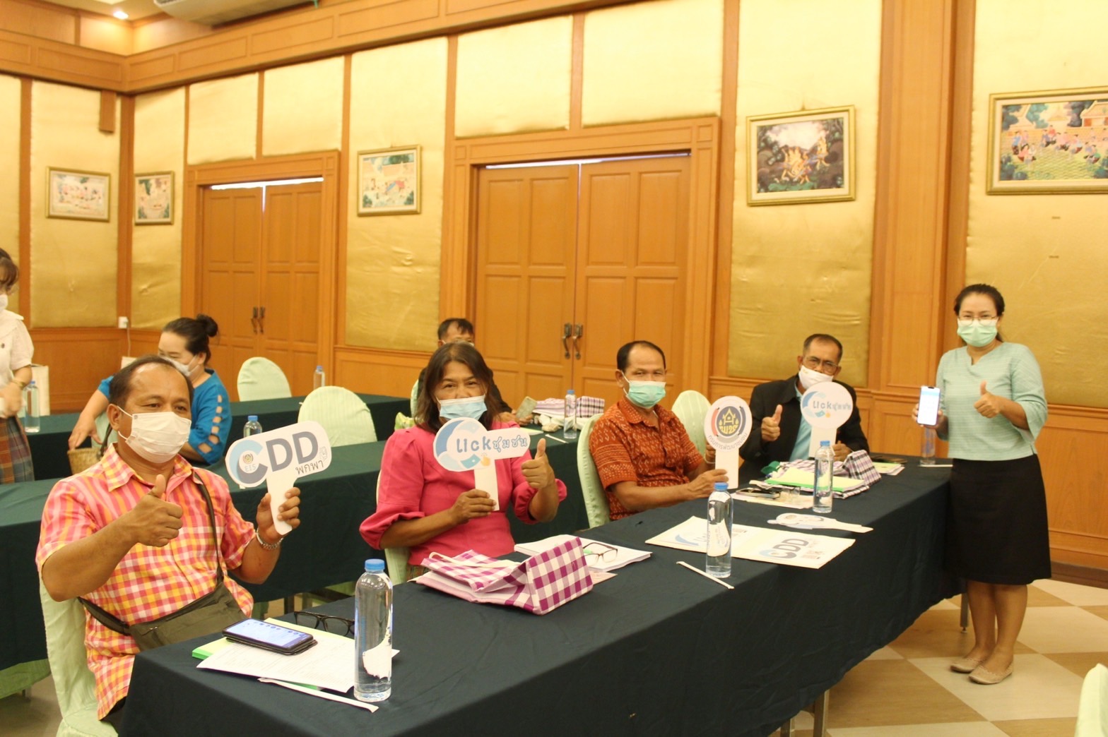 พช.มหาสารคามประชุมเชิงปฏิบัติการส่งเสริมการสร้างรายได้จากกิจการอาหารปลอดภัยระดับจังหวัด