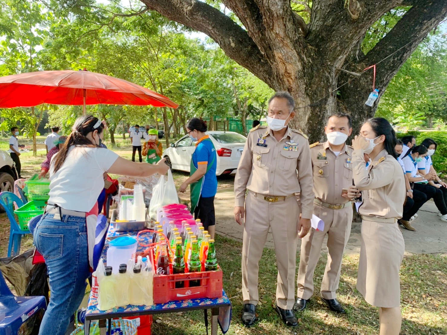 พช.จังหวัดมหาสารคามร่วมเป็นเกียรติในพิธีเปิด การจัดนิทรรศการ วันสถาปนากรมชลประทาน 120 ปี