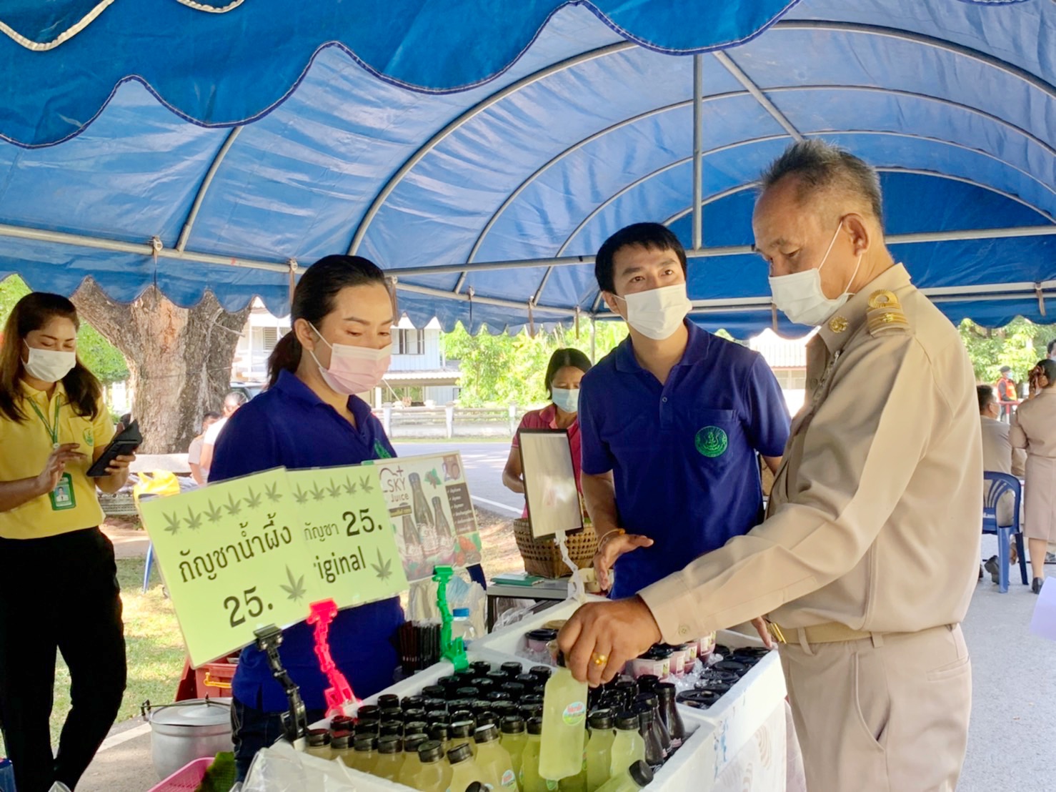 พช.จังหวัดมหาสารคามร่วมเป็นเกียรติในพิธีเปิด การจัดนิทรรศการ วันสถาปนากรมชลประทาน 120 ปี
