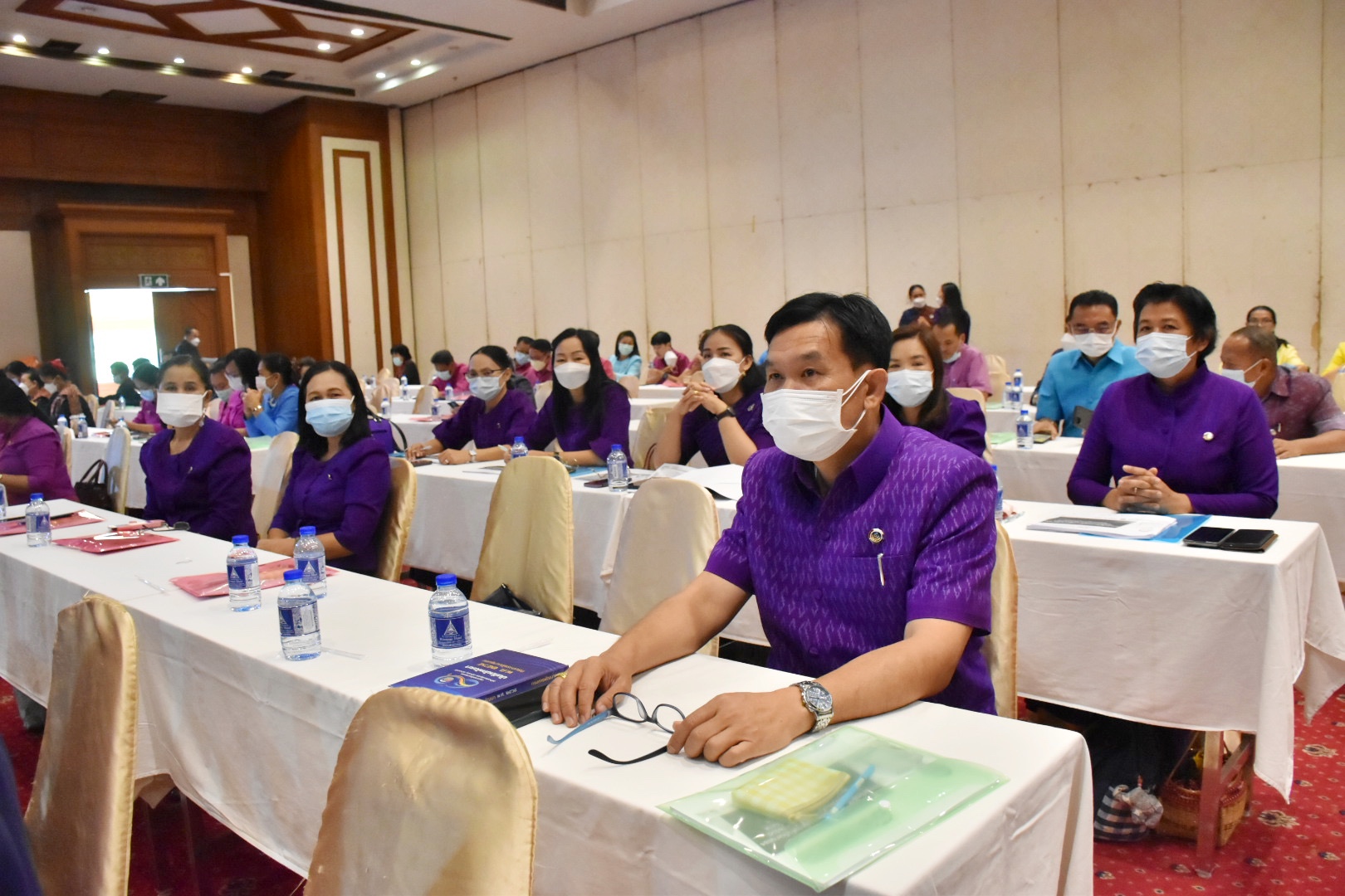 พช.มหาสารคาม ร่วมประชุมเชิงปฏิบัติการตรวจติดตามผลการดำเนินงานของหน่วยรับตรวจรายไตรมาส ครั้งที่3/2565 เขตตรวจราชการที่ 12 กลุ่มจังหวัดภาคตะวันออกเฉียงเหนือตอนกลาง