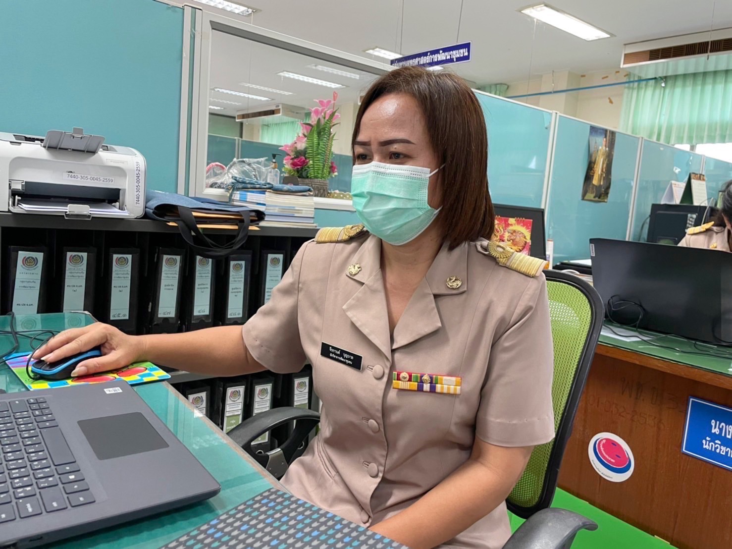 พช.จังหวัดมหาสารคาม ร่วมรับฟังการมอบนโยบายการพัฒนากองทุนชุมชน ประจำปีงบประมาณ พ.ศ. 2565 ของผู้บริหาร ผ่านระบบวีดิทัศน์ทางไกล (Video Conference)