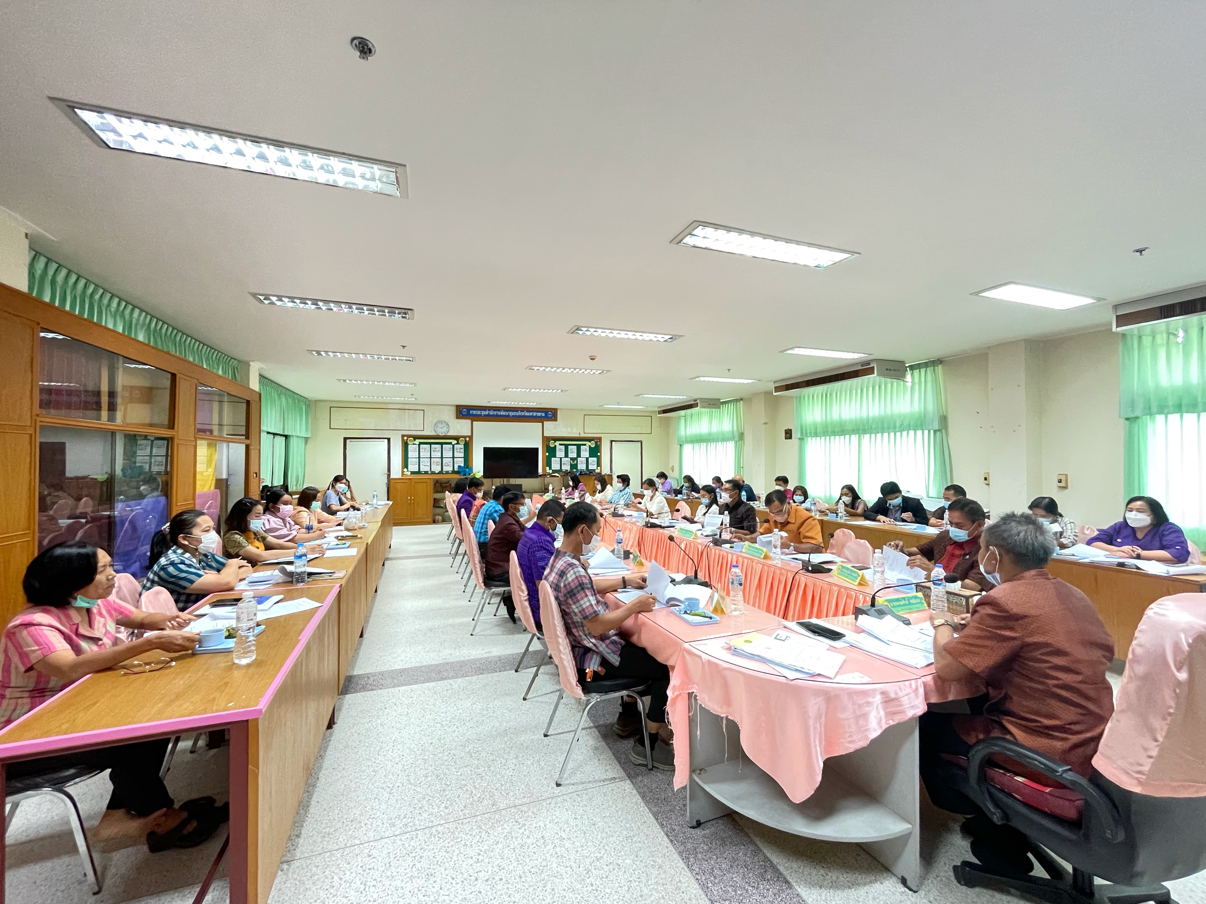 พช.มหาสารคาม “ประชุมประจำเดือนสำนักงานพัฒนาชุมชนจังหวัดมหาสารคาม ครั้งที่ 7/2565”