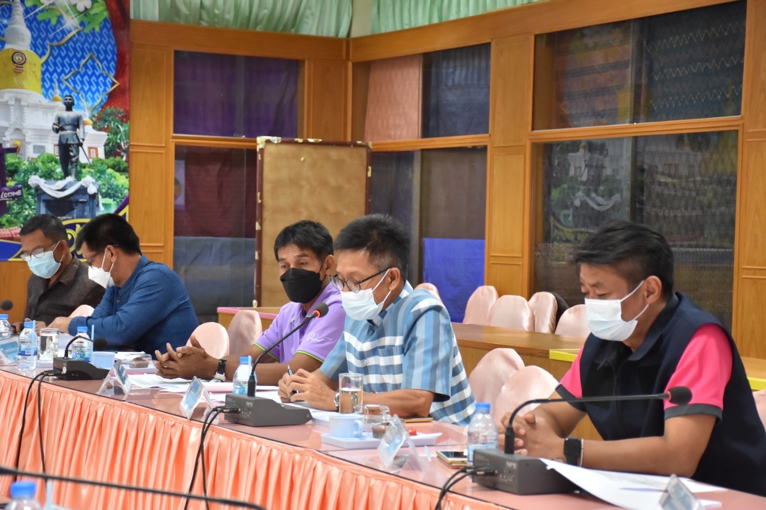 รองผู้ว่าราชการจังหวัดมหาสารคาม “ประชุมคณะทำงานรับผิดชอบตามมิติของปัญหาการขจัดความยากจนและพัฒนาคนทุกช่วงวัยอย่างยั่งยืน ตามหลักปรัชญาของเศรษฐกิจพอเพียงจังหวัดมหาสารคาม” (มิติปัญหาด้านรายได้)