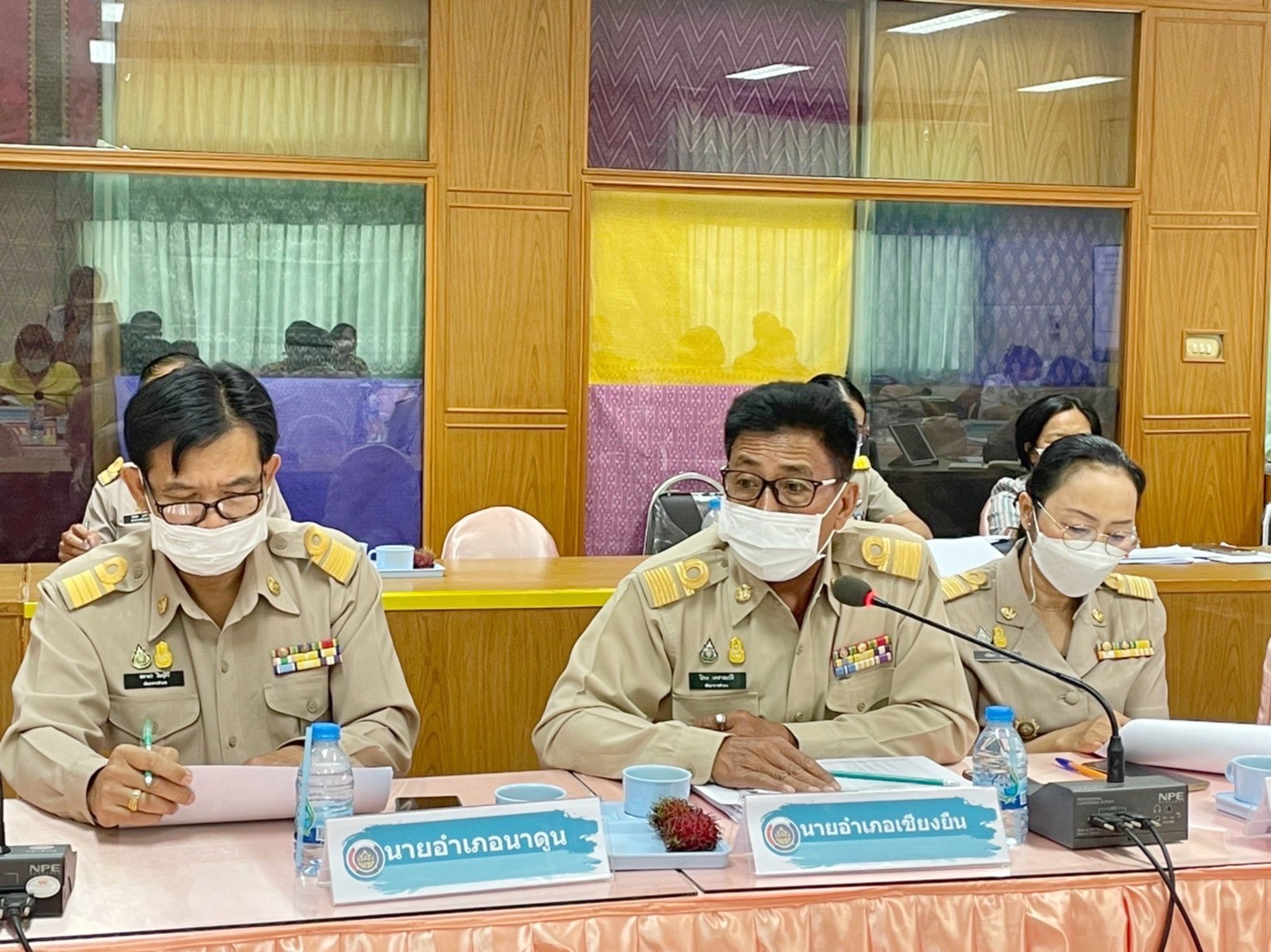 รองผู้ว่าราชการจังหวัดมหาสารคาม “ประชุมคณะทำงานรับผิดชอบตามมิติของปัญหาการขจัดความยากจนและพัฒนาคนทุกช่วงวัยอย่างยั่งยืน ตามหลักปรัชญาของเศรษฐกิจพอเพียงจังหวัดมหาสารคาม” (มิติปัญหาด้านความเป็นอยู่)