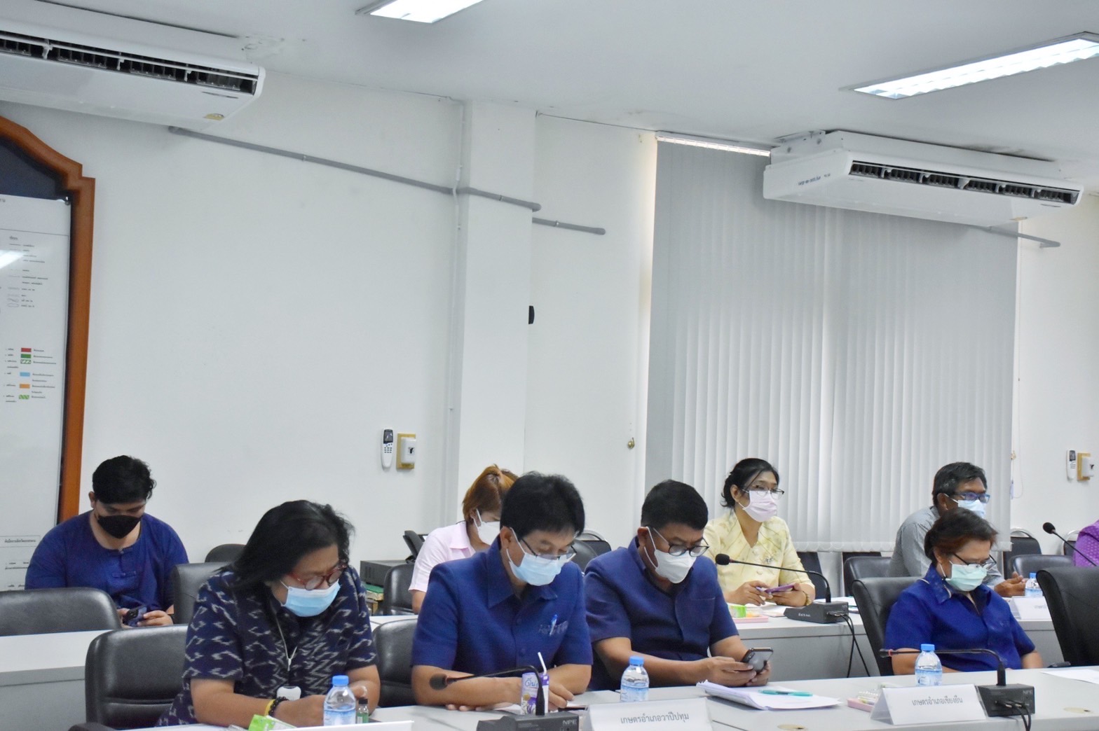 พช.มหาสารคาม ร่วมกับ สำนักงานจังหวัด เกษตรจังหวัด มหาวิทยาลัยมหาสารคาม ประชุมทีมขับเคลื่อนการดำเนินงาน ศจพ.จ.มหาสารคาม (มิติด้านรายได้)