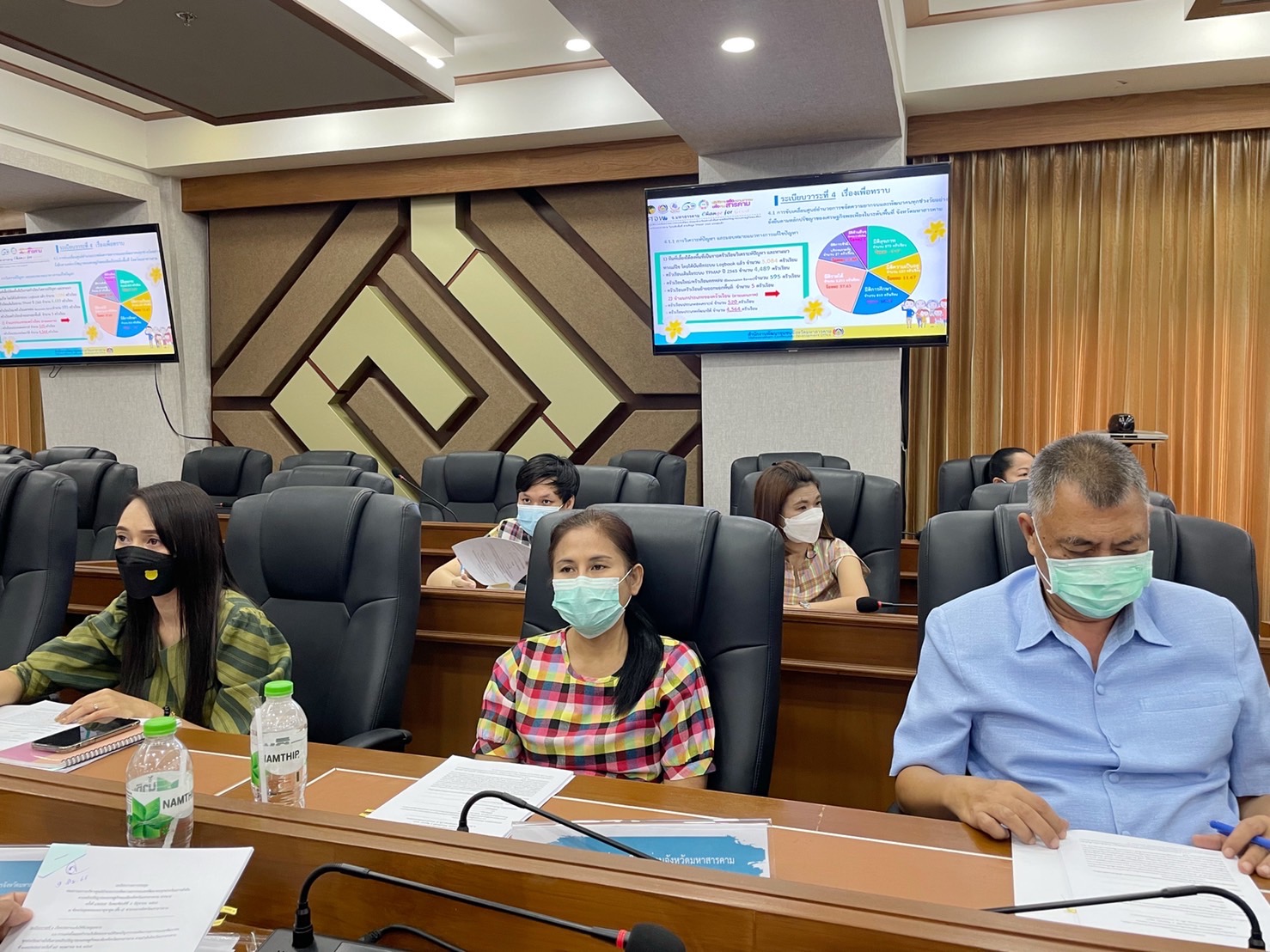 ผู้ว่าราชการจังหวัดมหาสารคาม นำทีมประชุมคณะกรรมการบริหารศูนย์อำนวยการขจัดความยากจนและพัฒนาคนทุกช่วงวัยอย่างยั่งยืนตามหลักปรัชญาของเศรษฐกิจพอเพียงจังหวัดมหาสารคาม (คจพ.จ) ครั้งที่ 4/2565 พร้อมผนึกกำลังขับเคลื่อนขจัดจนเพื่อคนมหาสารคาม