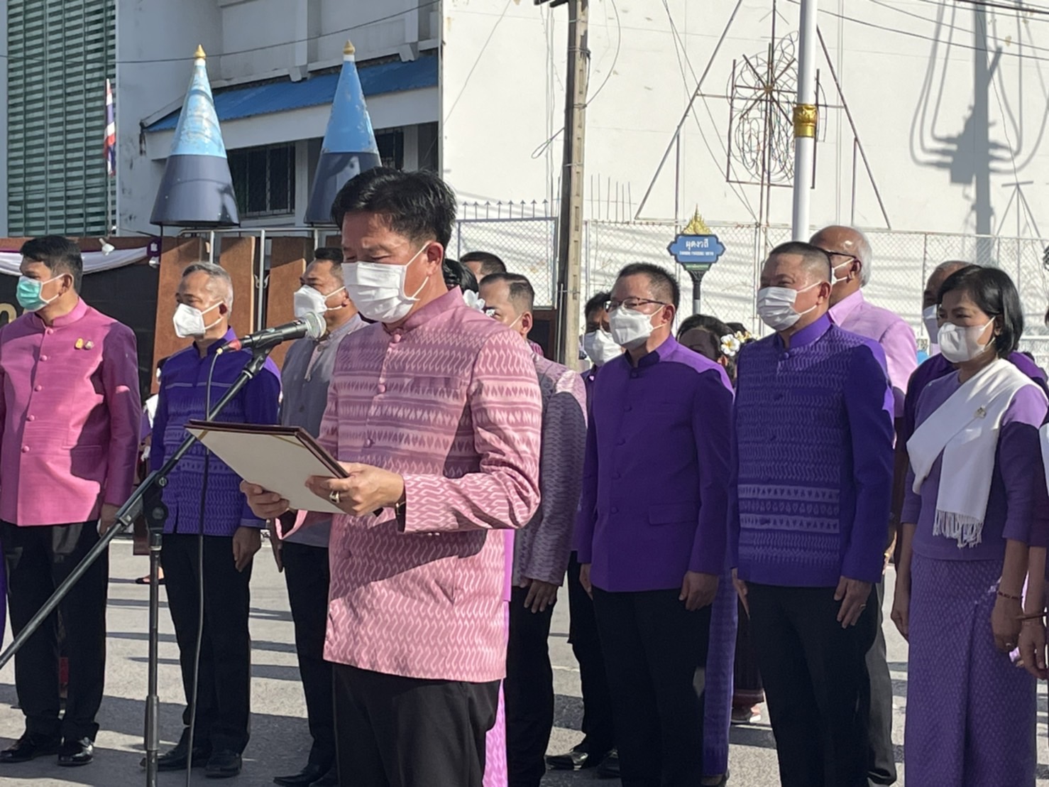 พช.มหาสารคาม “ร่วมพิธีรำเฉลิมพระเกียรติสมเด็จพระนางเจ้าสุทิดา พัชรสุธาพิมลลักษณ พระบรมราชินี เนื่องในวันเฉลิมพระชนพรรษา 44 พรรษา 3 มิถุนายน 2565”