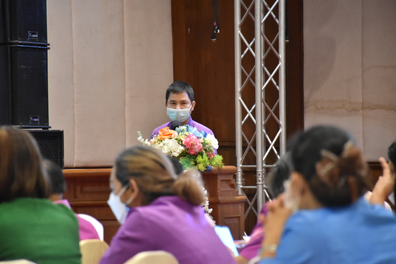 พช.มหาสารคาม ร่วมประชุมเชิงปฏิบัติการตรวจติดตามผลการดำเนินงานของหน่วยรับตรวจรายไตรมาส ครั้งที่3/2565 เขตตรวจราชการที่ 12 กลุ่มจังหวัดภาคตะวันออกเฉียงเหนือตอนกลาง