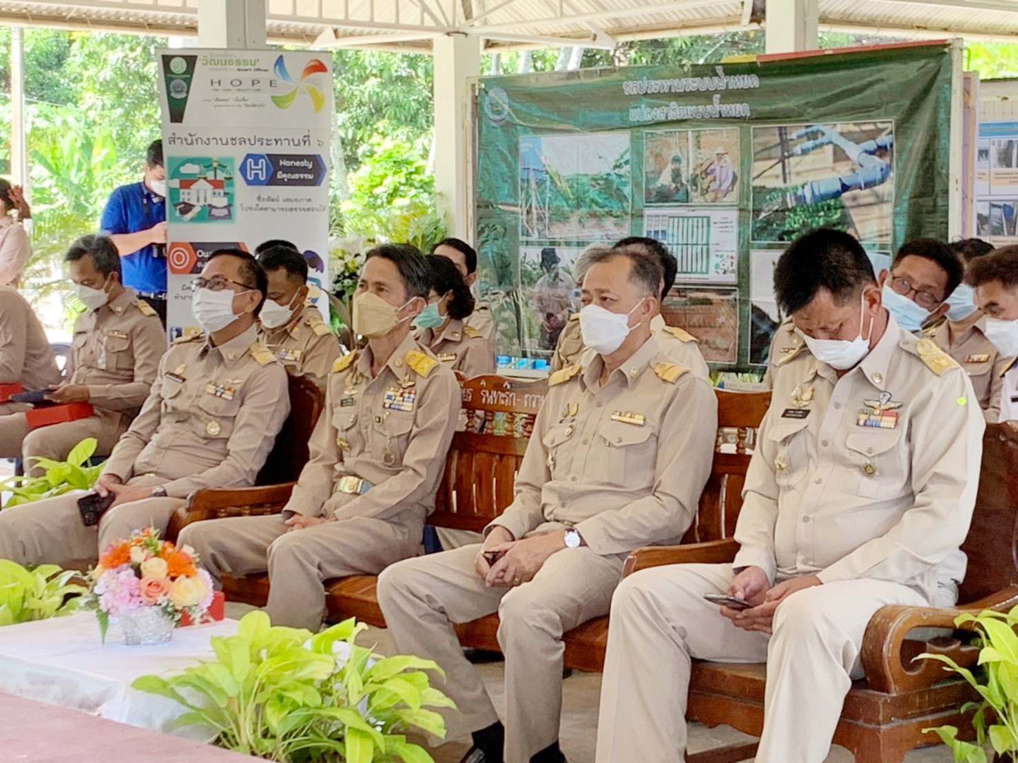 พช.จังหวัดมหาสารคามร่วมเป็นเกียรติในพิธีเปิด การจัดนิทรรศการ วันสถาปนากรมชลประทาน 120 ปี