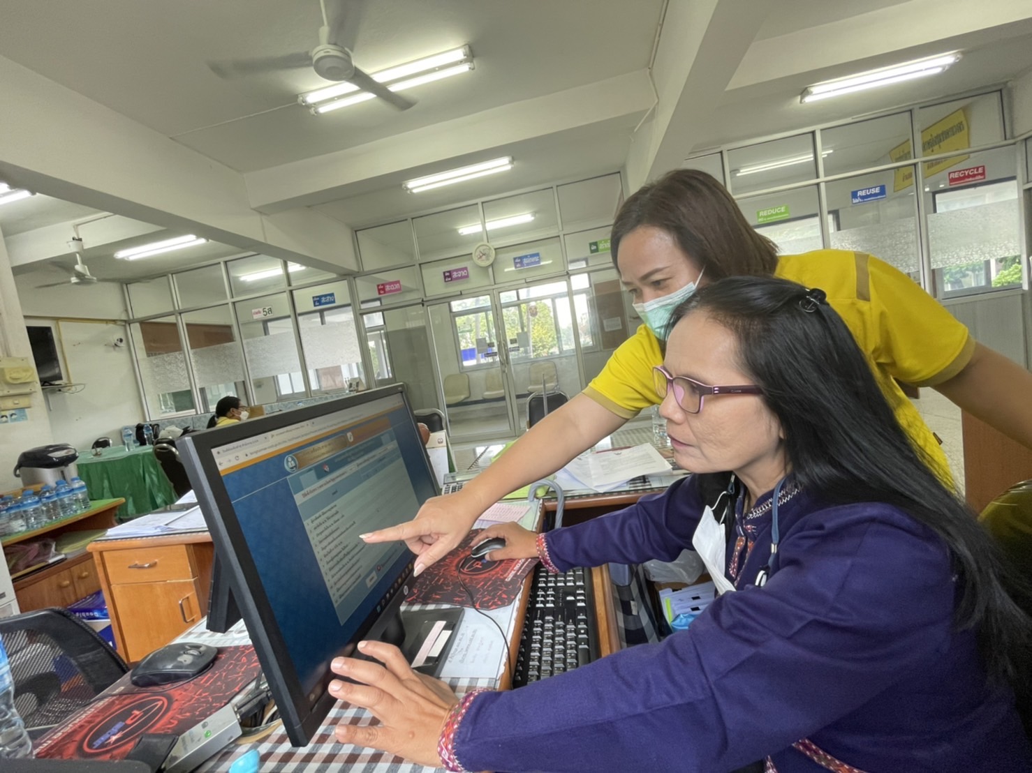 พช.มหาสารคามลงพื้นที่ติดตามสนับสนุนการดำเนินงานพัฒนาชุมชนของสำนักงานพัฒนาชุมชนอำเภอเชียงยืน