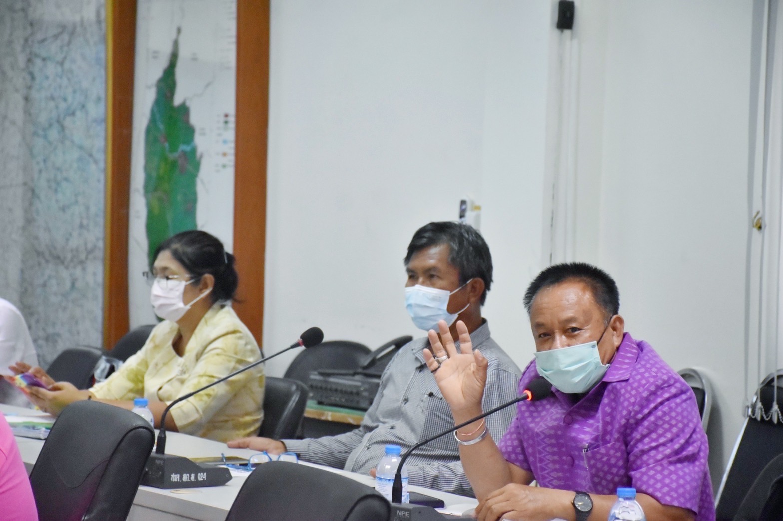 พช.มหาสารคาม ร่วมกับ สำนักงานจังหวัด เกษตรจังหวัด มหาวิทยาลัยมหาสารคาม ประชุมทีมขับเคลื่อนการดำเนินงาน ศจพ.จ.มหาสารคาม (มิติด้านรายได้)