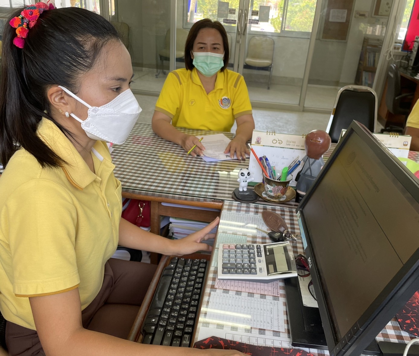 พช.มหาสารคามลงพื้นที่ติดตามสนับสนุนการดำเนินงานพัฒนาชุมชนของสำนักงานพัฒนาชุมชนอำเภอเชียงยืน