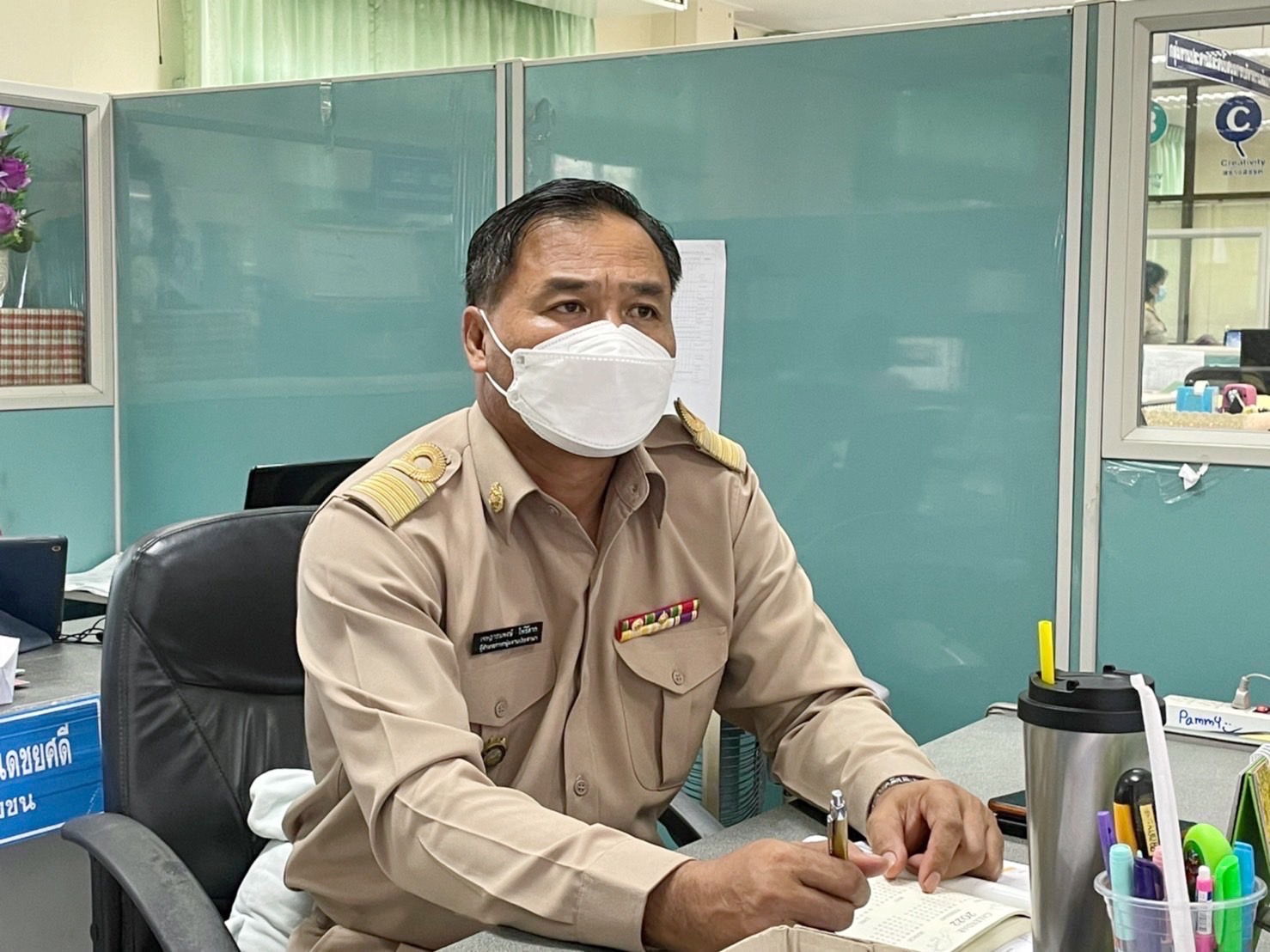 พช.จังหวัดมหาสารคาม ร่วมรับฟังการมอบนโยบายการพัฒนากองทุนชุมชน ประจำปีงบประมาณ พ.ศ. 2565 ของผู้บริหาร ผ่านระบบวีดิทัศน์ทางไกล (Video Conference)