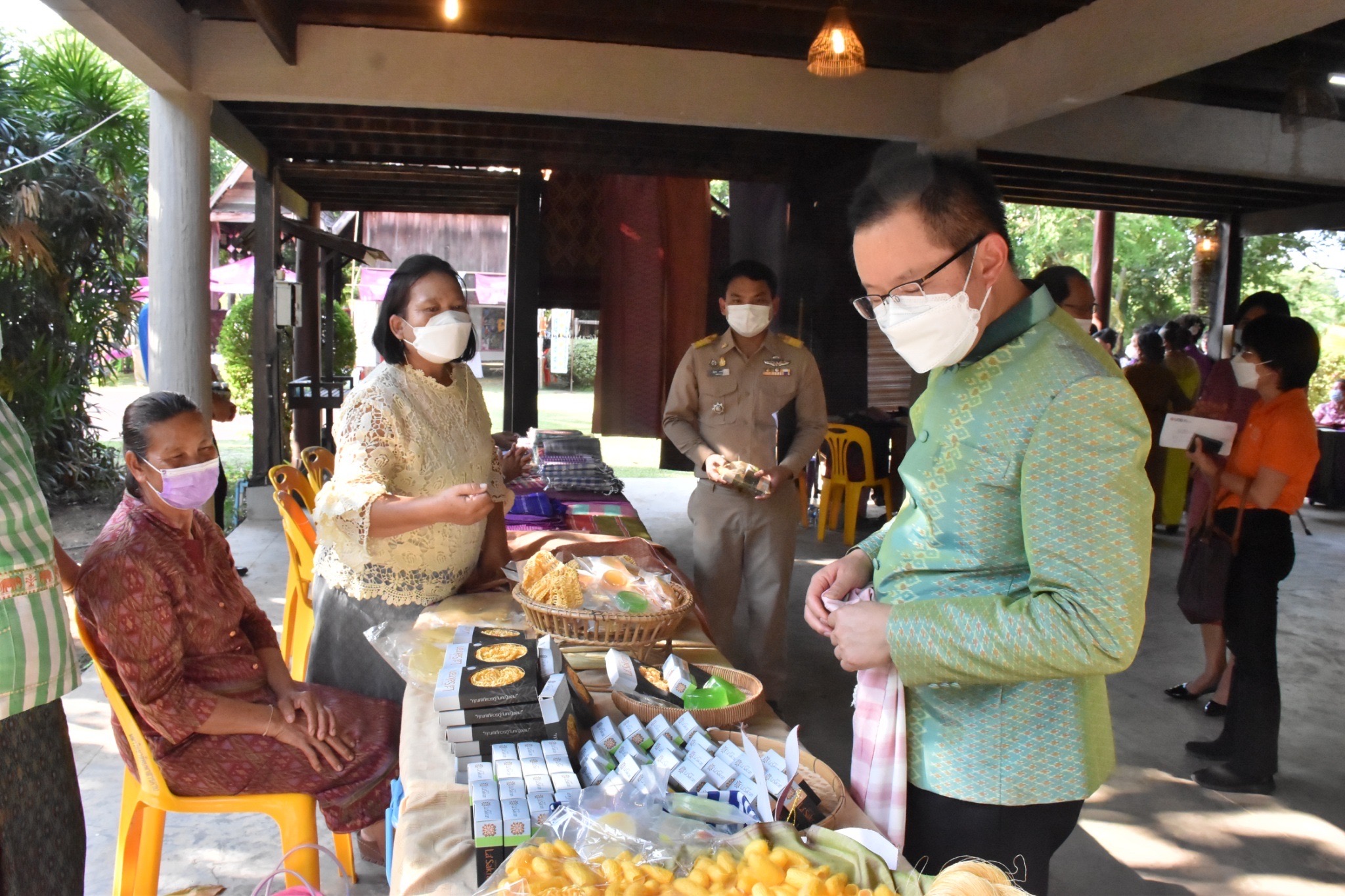 พช.มหาสารคาม ร่วมพิธีเปิดงาน”นวัตกรรมสร้างสรรค์ มหาสาร คราฟท์”