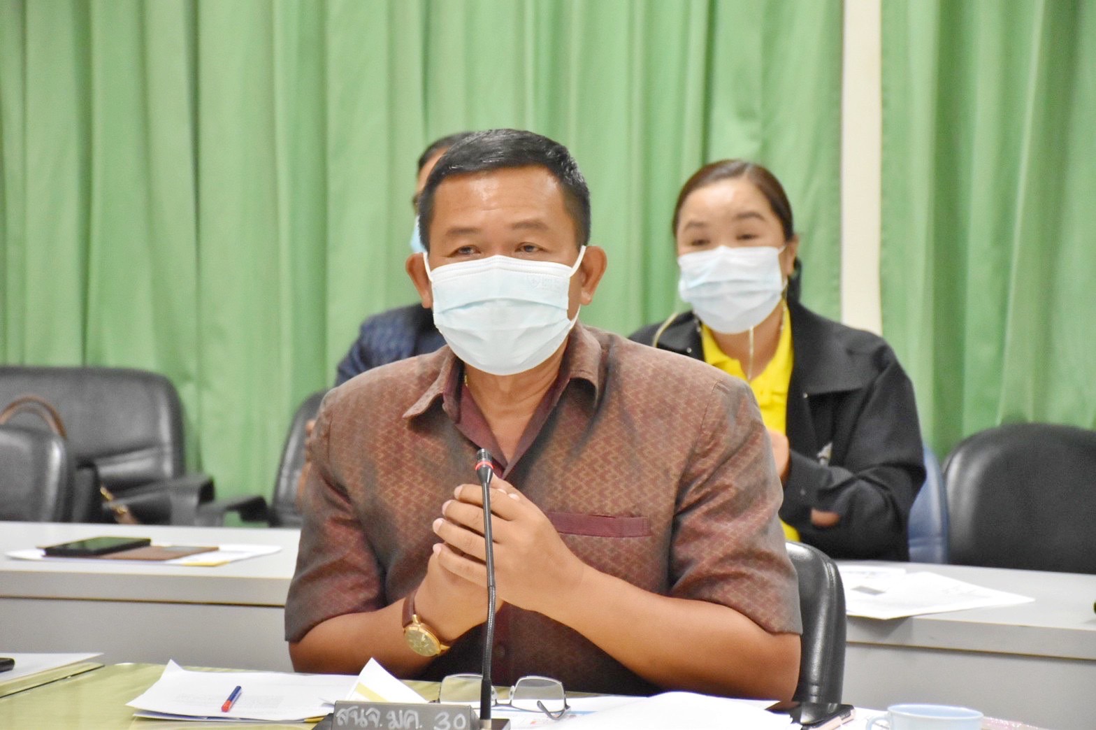 รองปลัดกระทรวงมหาดไทย (นายชัยวัฒน์ ชื่นโกสุม) ลงพื้นที่ตรวจติดตามการขับเคลื่อน การขจัดความยากจนและพัฒนาคนทุกช่วงวัยอย่างยั่งยืนตามหลักปรัชญาของเศรษฐกิจพอเพียง จังหวัดมหาสารคาม
