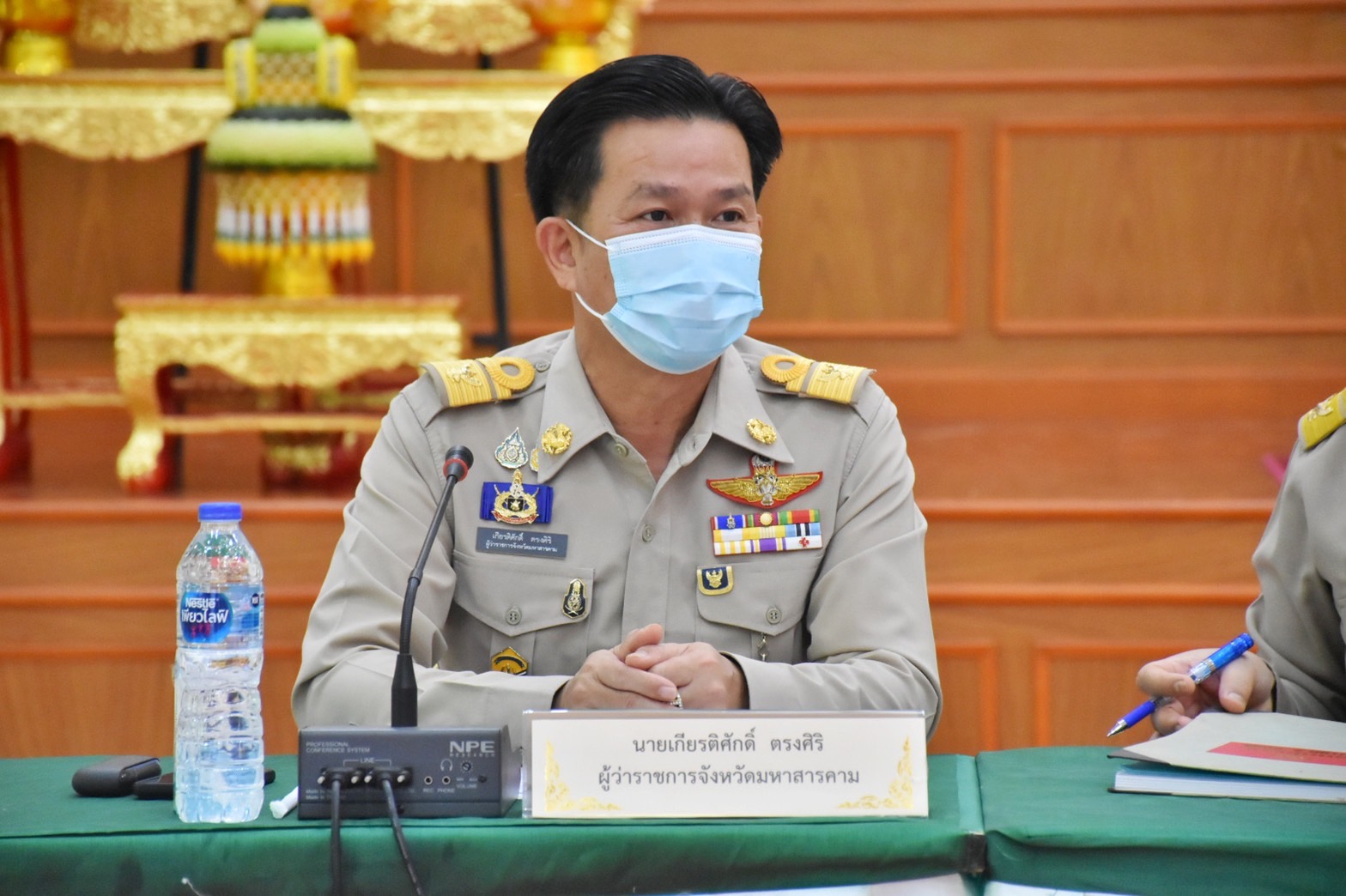 พัฒนาการจังหวัดมหาสารคาม ร่วมประชุมคณะกรมการจังหวัดมหาสารคาม ประจำเดือนมิถุนายน 2565