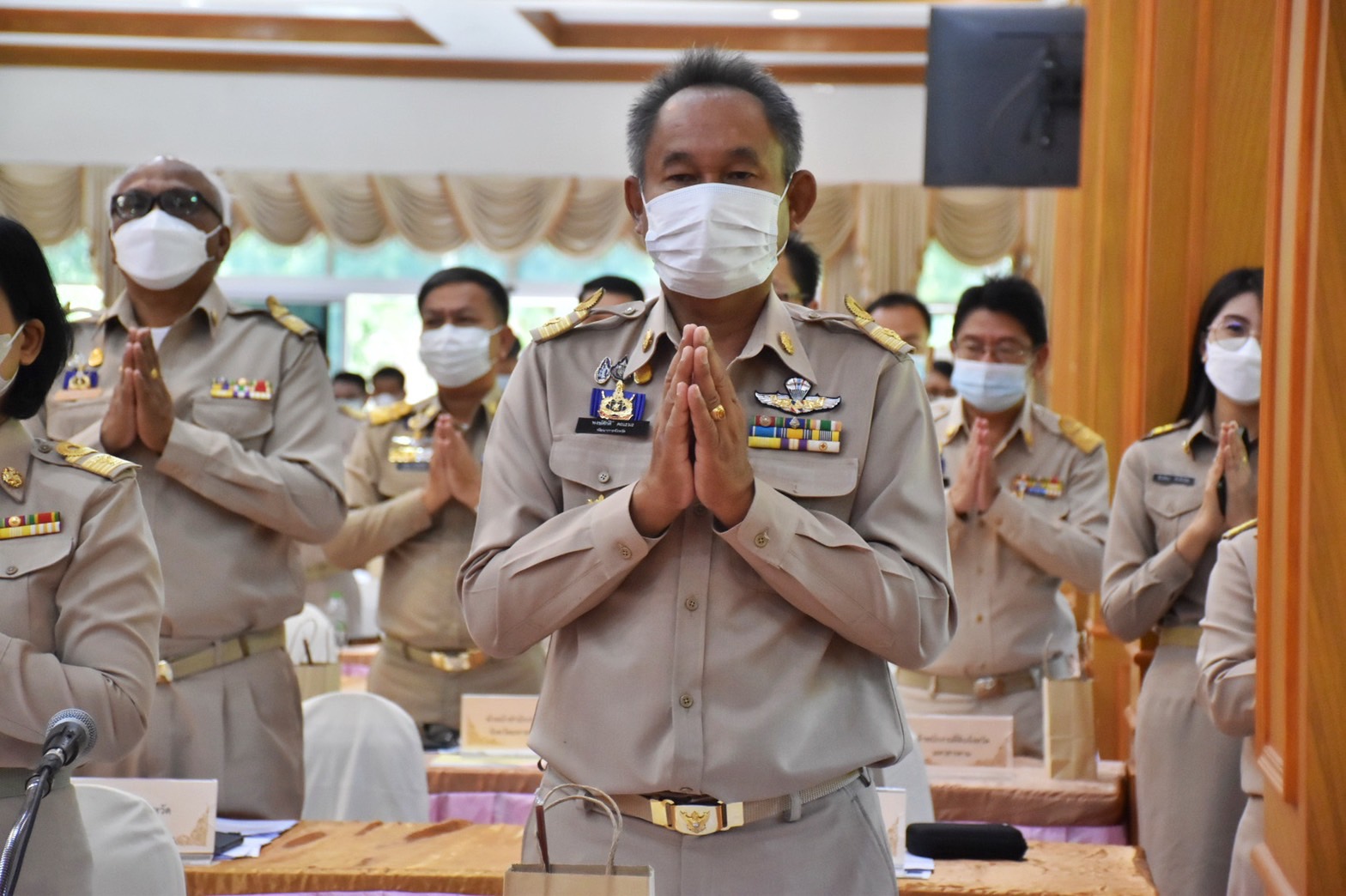 พัฒนาการจังหวัดมหาสารคาม ร่วมประชุมคณะกรมการจังหวัดมหาสารคาม ประจำเดือนมิถุนายน 2565