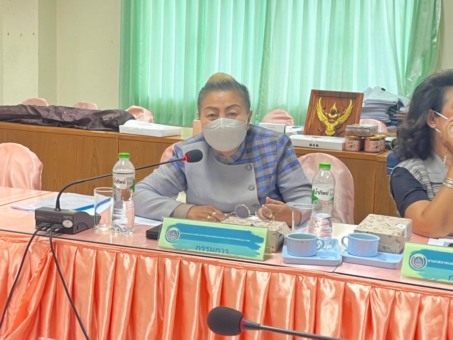 พช.มหาสารคามประชุมคณะกรรมการเครือข่ายองค์ความรู้ (Knowledge-Based OTOP : KBO) จังหวัดมหาสารคาม ตามโครงการส่งเสริมเครือข่ายองค์ความรู้ (Knowedge-Based OTOP) ประจำปีงบประมาณ พ.ศ. ๒๕๖๕ ครั้งที่ ๑/๒๕๖๕