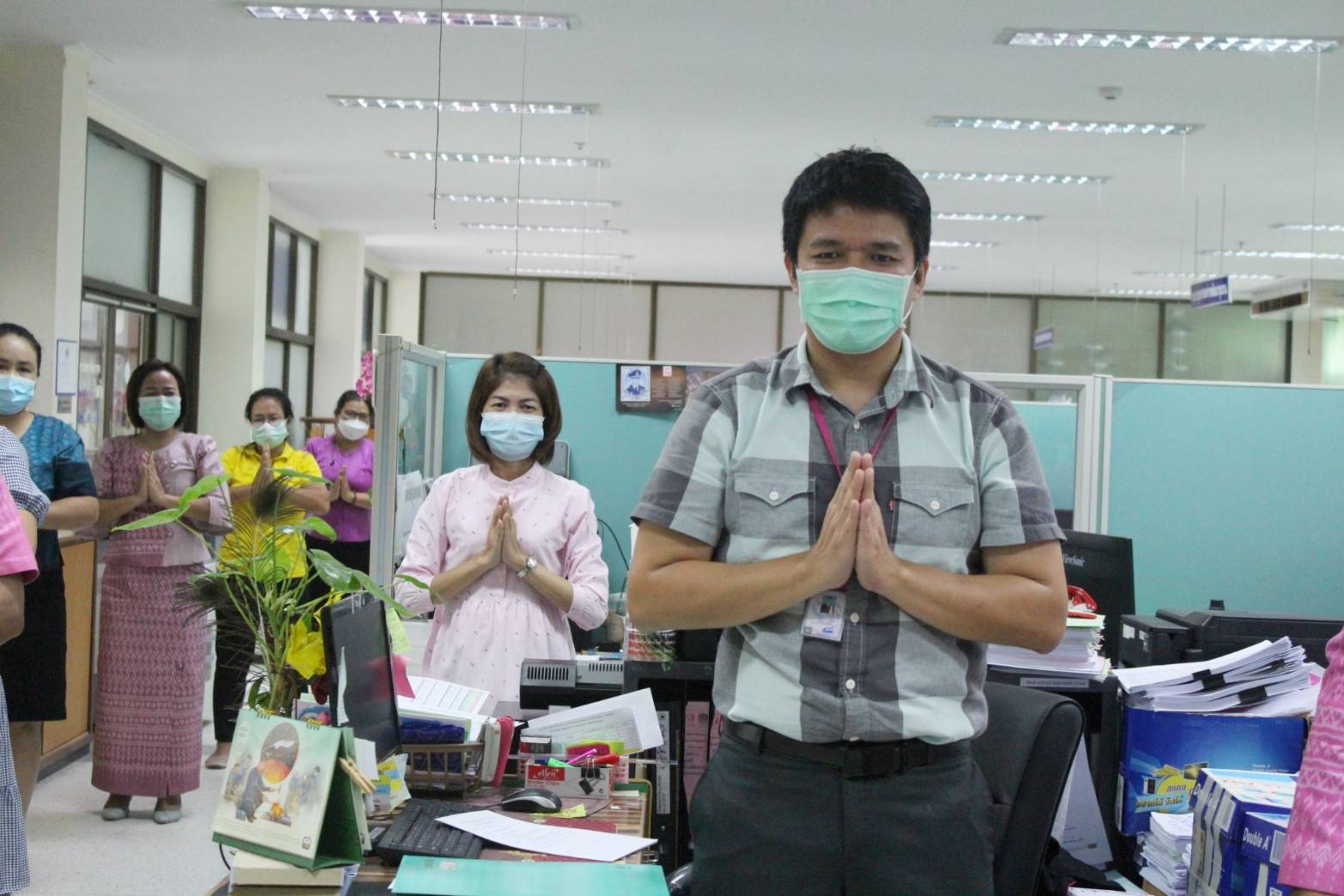 พช.มหาสารคาม เปิดบ้านสร้างสุข สู่ศรัทธาประชาชน ภายใต้โครงการ พช.มหาสารคามใสสะอาด ประจำปีงบประมาณ 2565