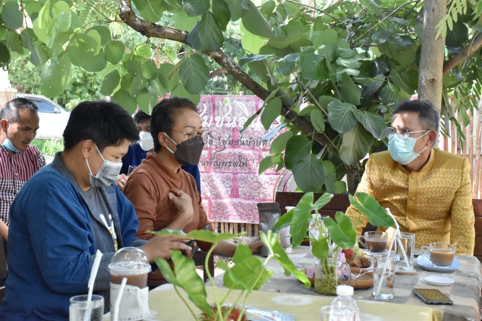 นายวสันต์ ชิงชนะ ผู้ตรวจราชการกรมฯ เยือนศูนย์ผู้นำจิตอาสาพัฒนาชุมชนจังหวัดมหาสารคาม “ศูนย์เรียนรู้นวัตกรรมปลาบู่บ้านพลังปัญญา ตำบลหนองแสง อำเภอวาปีปทุม”