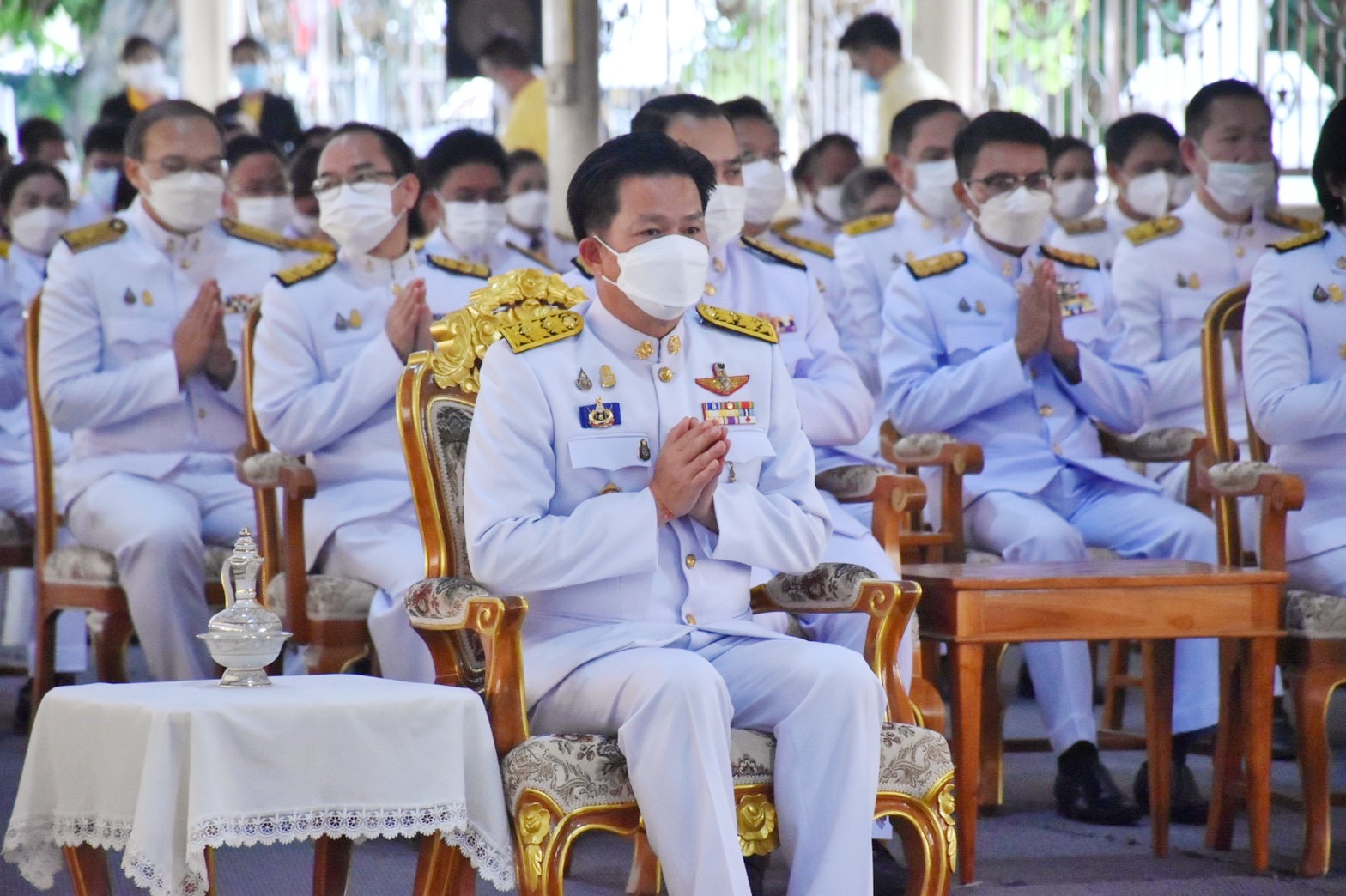 พช.มหาสารคาม ร่วมประกอบพิธีทำบุญตักบาตรถวายพระราชกุศล เนื่องในโอกาสวันเฉลิมพระชนมพรรษาพระบาทสมเด็จพระเจ้าอยู่หัว วันที่ 28 กรกฎาคม 2565