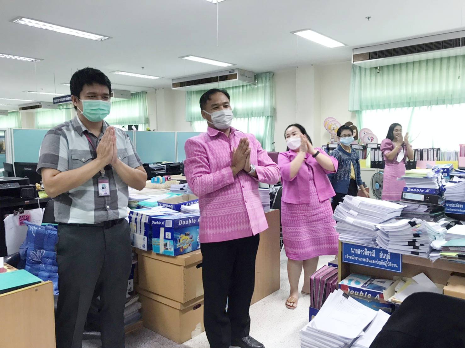 พช.มหาสารคาม เปิดบ้านสร้างสุข สู่ศรัทธาประชาชน ภายใต้โครงการ พช.มหาสารคามใสสะอาด ประจำปีงบประมาณ 2565