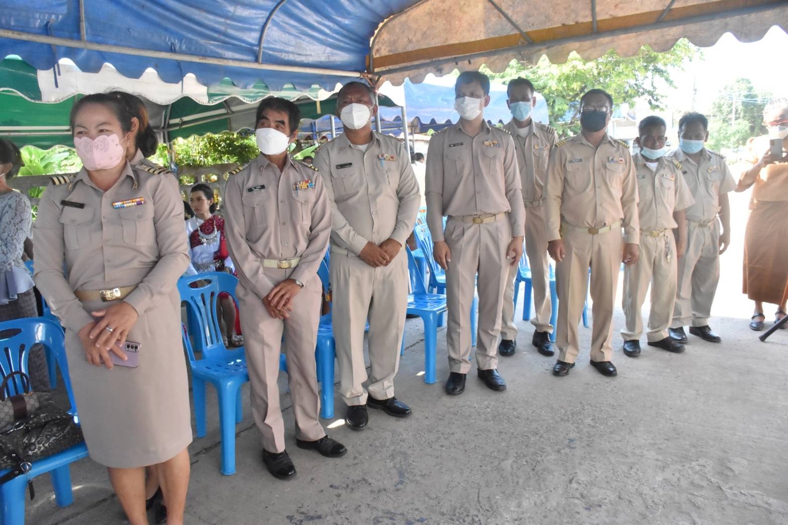พช.มหาสารคาม ร่วมกับส่วนราชการ ภาคี เครือข่าย ดำเนินการประกวดหมู่บ้านมั่นคงปลอดภัย ร่วมใจปลูกผัก เพื่อคัดเลือกหมู่บ้านต้นแบบ ระดับจังหวัดมหาสารคาม ประจำปี 2565