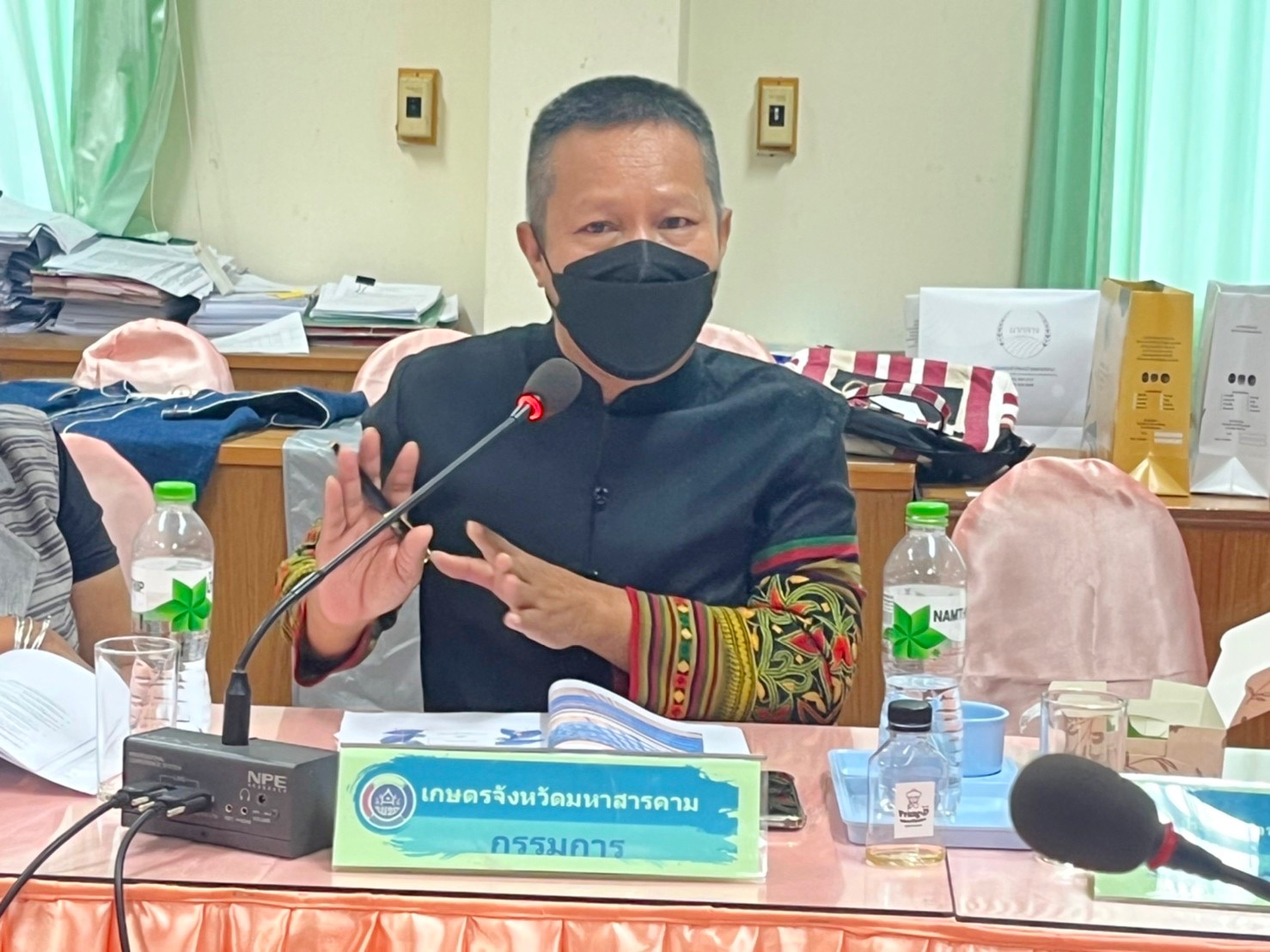 พช.มหาสารคามประชุมคณะกรรมการเครือข่ายองค์ความรู้ (Knowledge-Based OTOP : KBO) จังหวัดมหาสารคาม ตามโครงการส่งเสริมเครือข่ายองค์ความรู้ (Knowedge-Based OTOP) ประจำปีงบประมาณ พ.ศ. ๒๕๖๕ ครั้งที่ ๑/๒๕๖๕
