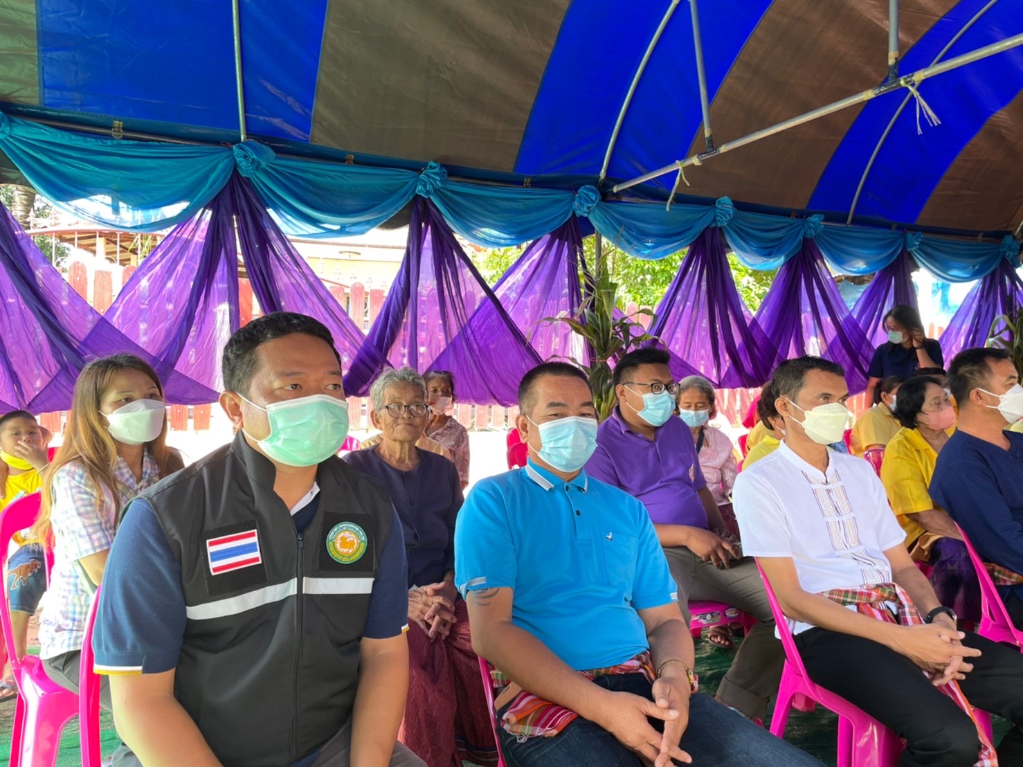 พช.มหาสารคาม ร่วมกับส่วนราชการ ภาคี เครือข่าย ดำเนินการประกวดหมู่บ้านมั่นคงปลอดภัย ร่วมใจปลูกผัก เพื่อคัดเลือกหมู่บ้านต้นแบบ ระดับจังหวัดมหาสารคาม ประจำปี 2565