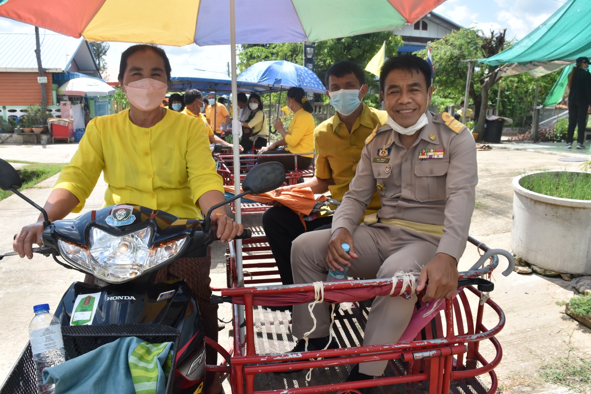 พช.มหาสารคาม ร่วมกับส่วนราชการ ภาคี เครือข่าย ดำเนินการประกวดหมู่บ้านมั่นคงปลอดภัย ร่วมใจปลูกผัก เพื่อคัดเลือกหมู่บ้านต้นแบบ ระดับจังหวัดมหาสารคาม ประจำปี 2565