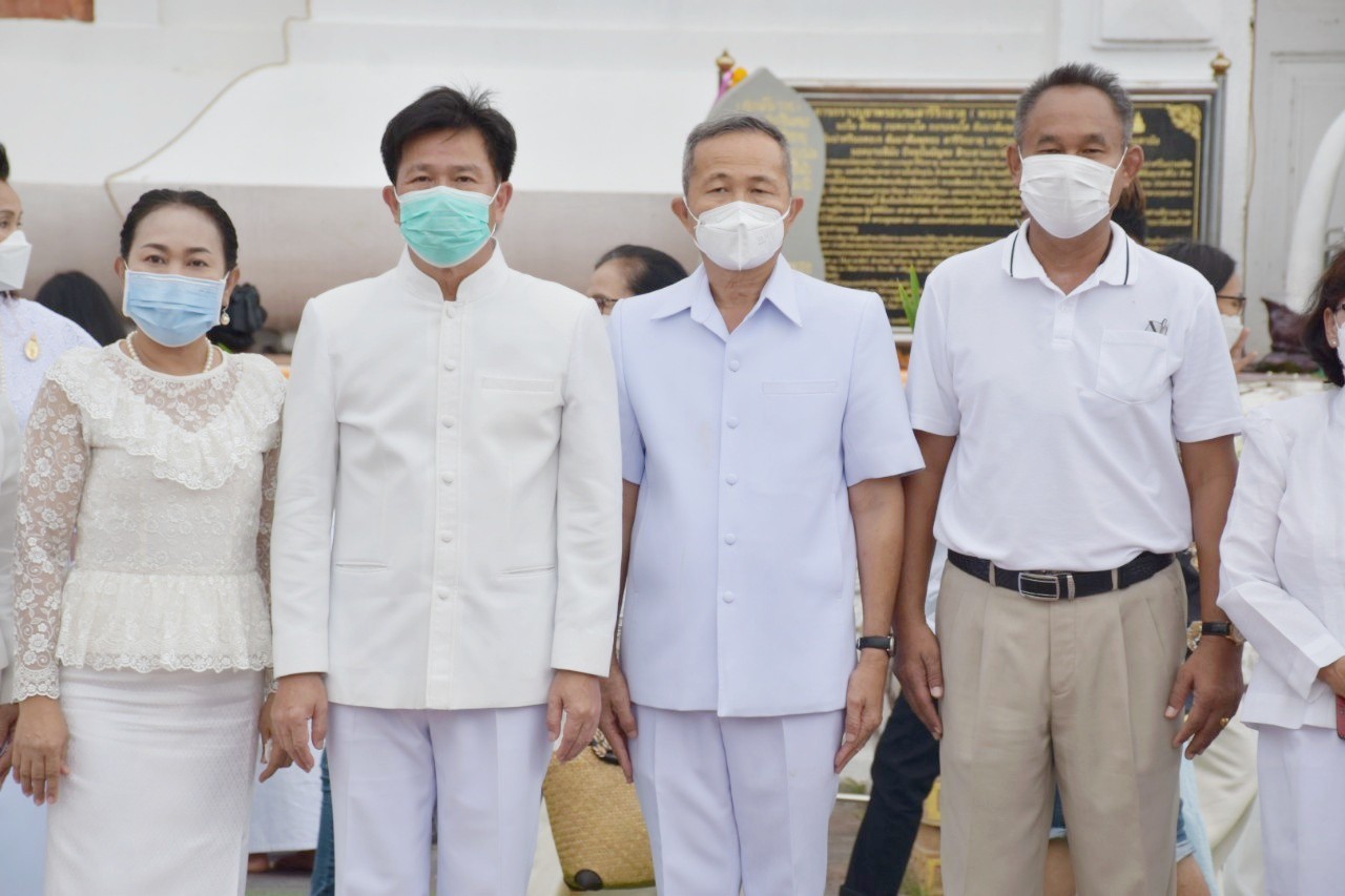 พช.มหาสารคาม ร่วมกิจกรรมส่งเสริมพระพุทธศาสนา เนื่องในเทศกาลวันอาสาฬหบูชาและเข้าพรรษา ประจำปี 2565 ณ พระบรมธาตุนาดูน