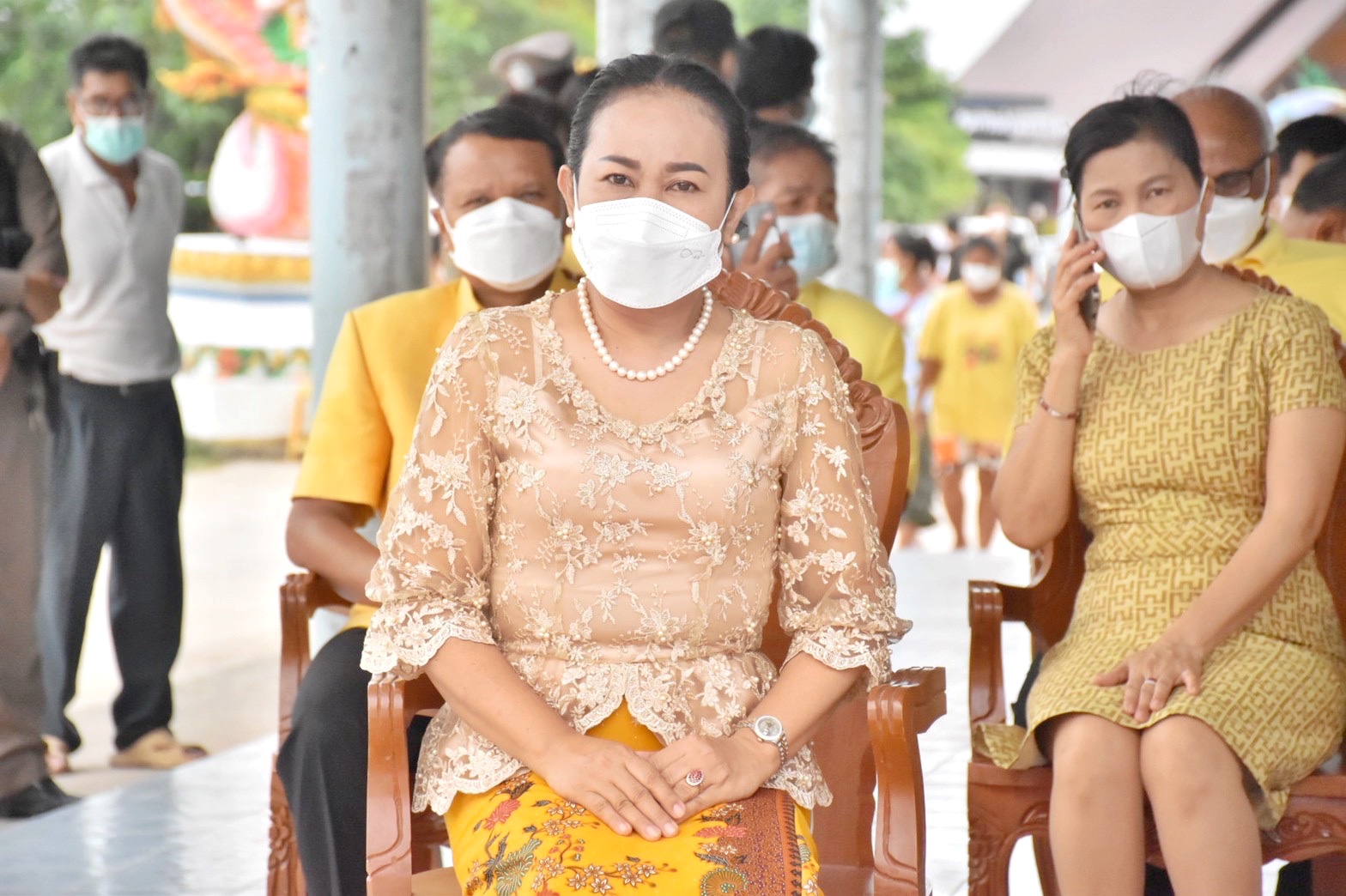 จังหวัดมหาสารคาม ร่วมมอบความสุขให้กับพี่น้องประชาชน ณ วัดป่าวังน้ำเย็น