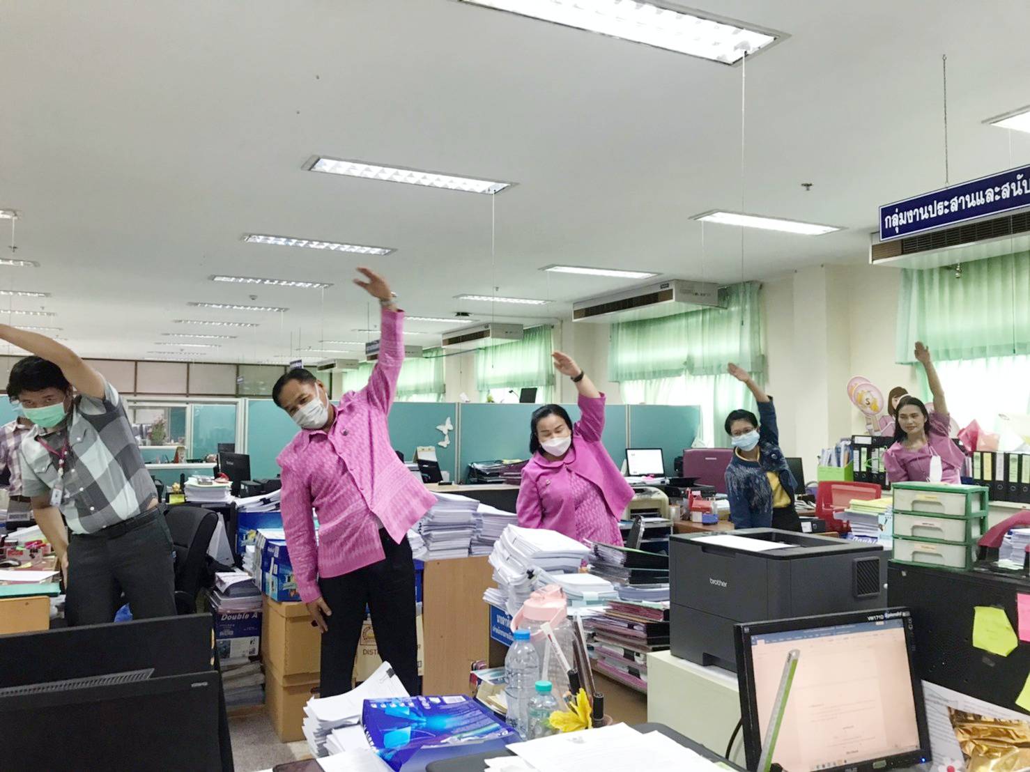 พช.มหาสารคาม เปิดบ้านสร้างสุข สู่ศรัทธาประชาชน ภายใต้โครงการ พช.มหาสารคามใสสะอาด ประจำปีงบประมาณ 2565