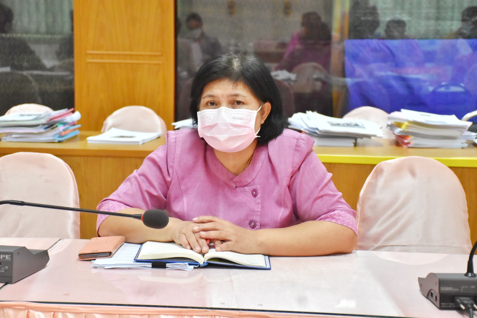 พช.มหาสารคาม ประชุมสรุปการจัดงาน “ราตรีเส้นสายลายผ้า” ในงานกาชาดจังหวัดมหาสารคาม ประจำปี 2565