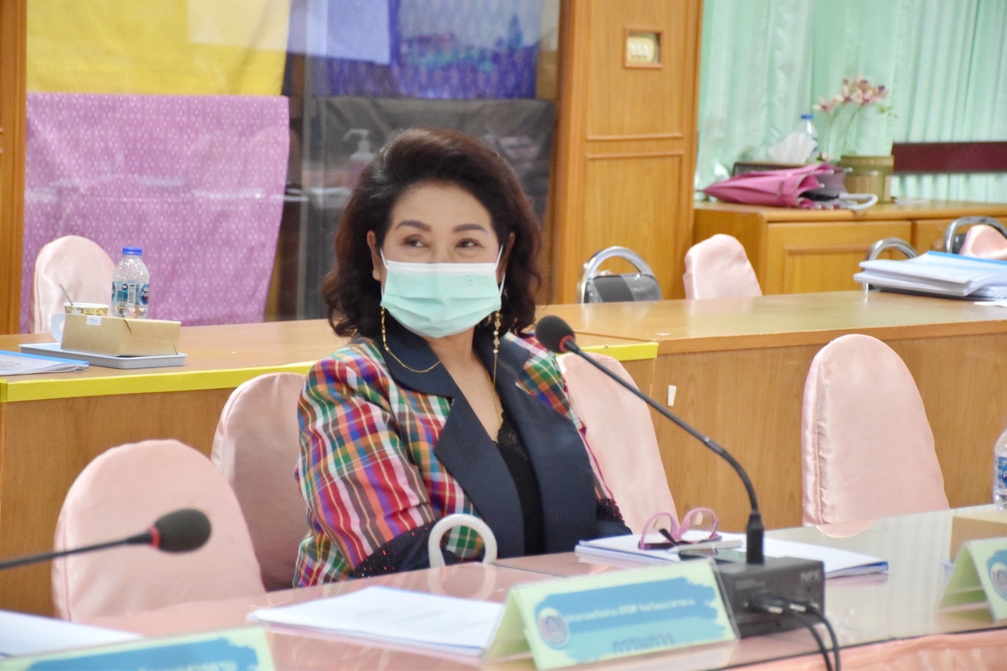 พช.มหาสารคามประชุมตัวแทนคณะกรรมการเครือข่ายองค์ความรู้ (Knowledge-Based OTOP : KB0) จังหวัดมหาสารคาม กลุ่มผู้ผลิต ผู้ประกอบการ OTOP ตามโครงการส่งเสริมเครือข่ายองค์ความรู้ (Knowedge-Based OTOP) ประจำปีงบประมาณ พ.ศ. ๒๕๖๕ ครั้งที่ ๑/๒๕๖๕